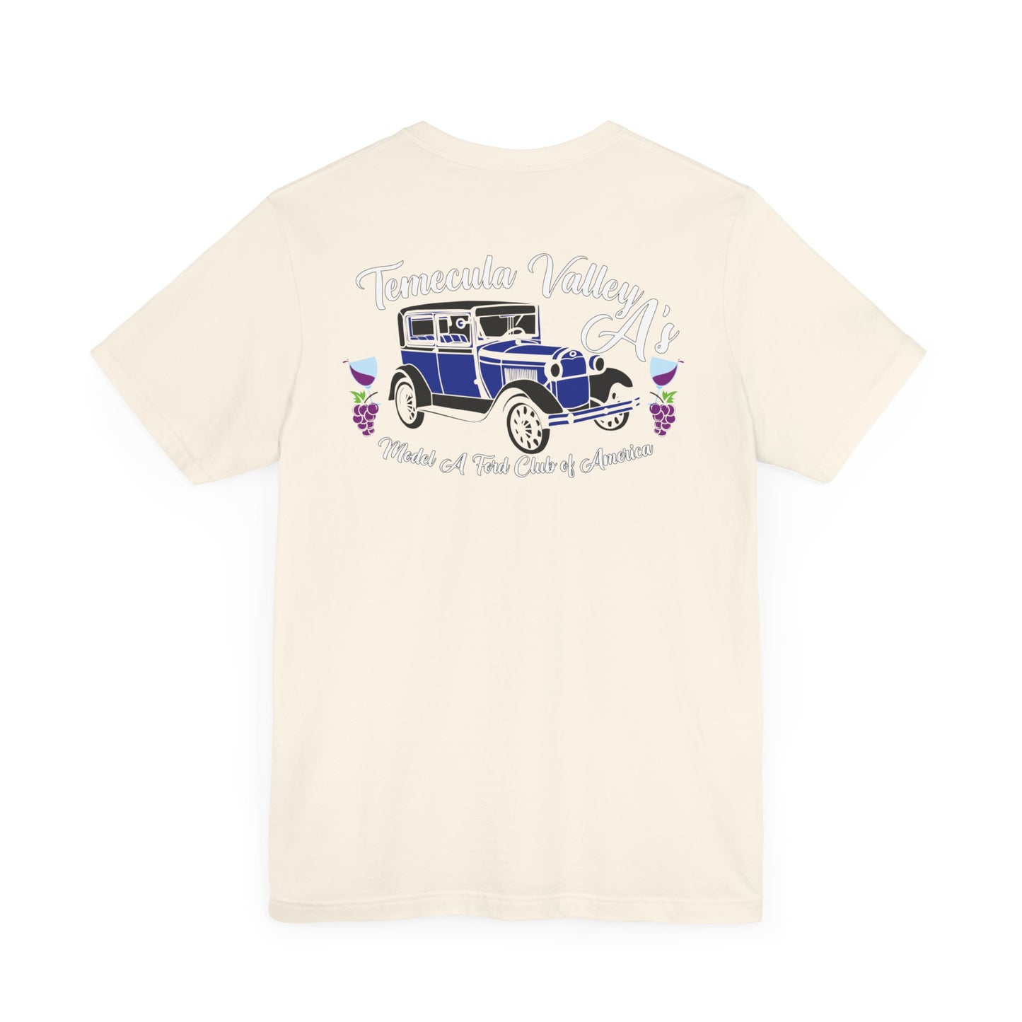 Temecula Valley A's (front and back print) Unisex Jersey Short Sleeve Tee