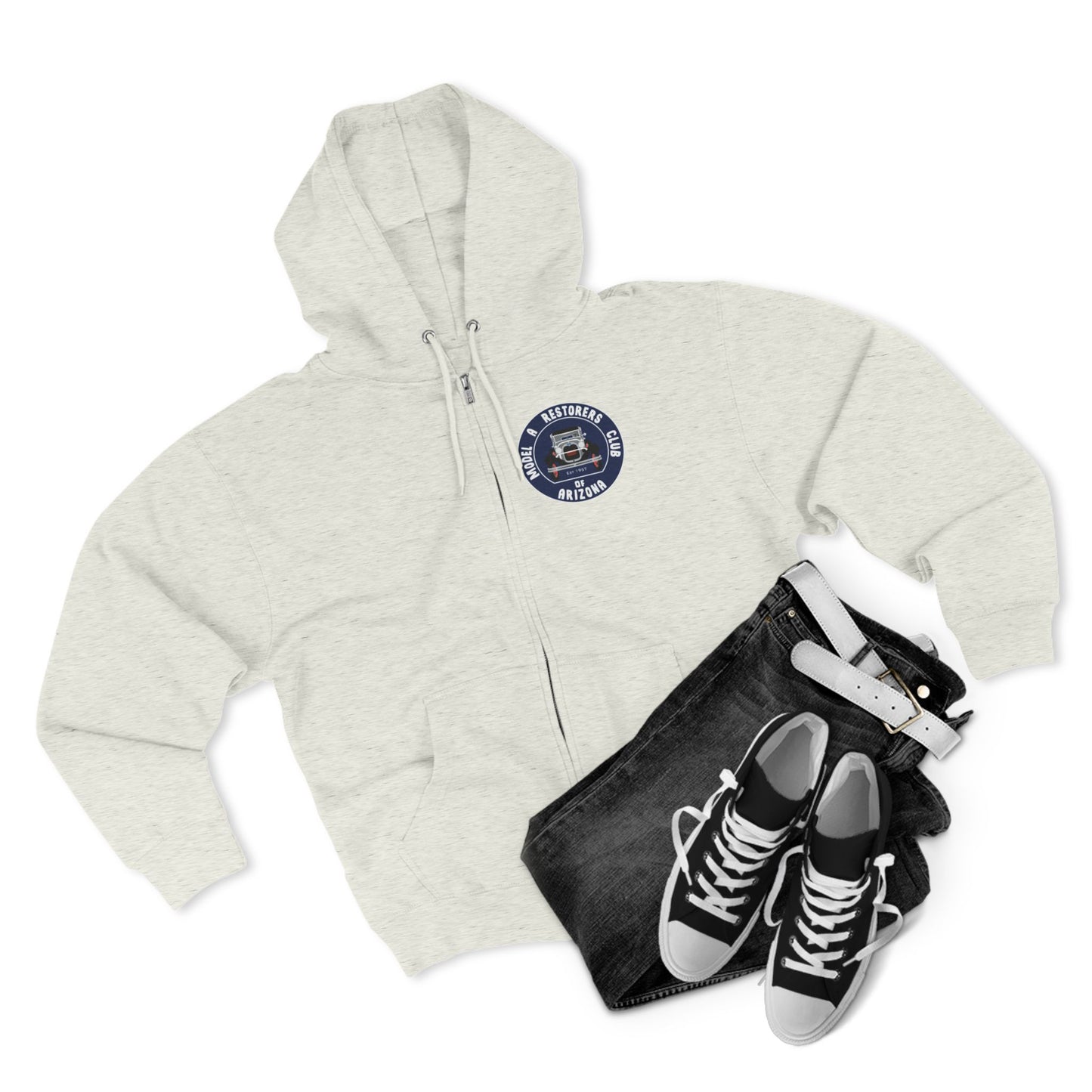 MARC of Arizona Unisex Zip Hoodie - Model A Restorers Club Arizona