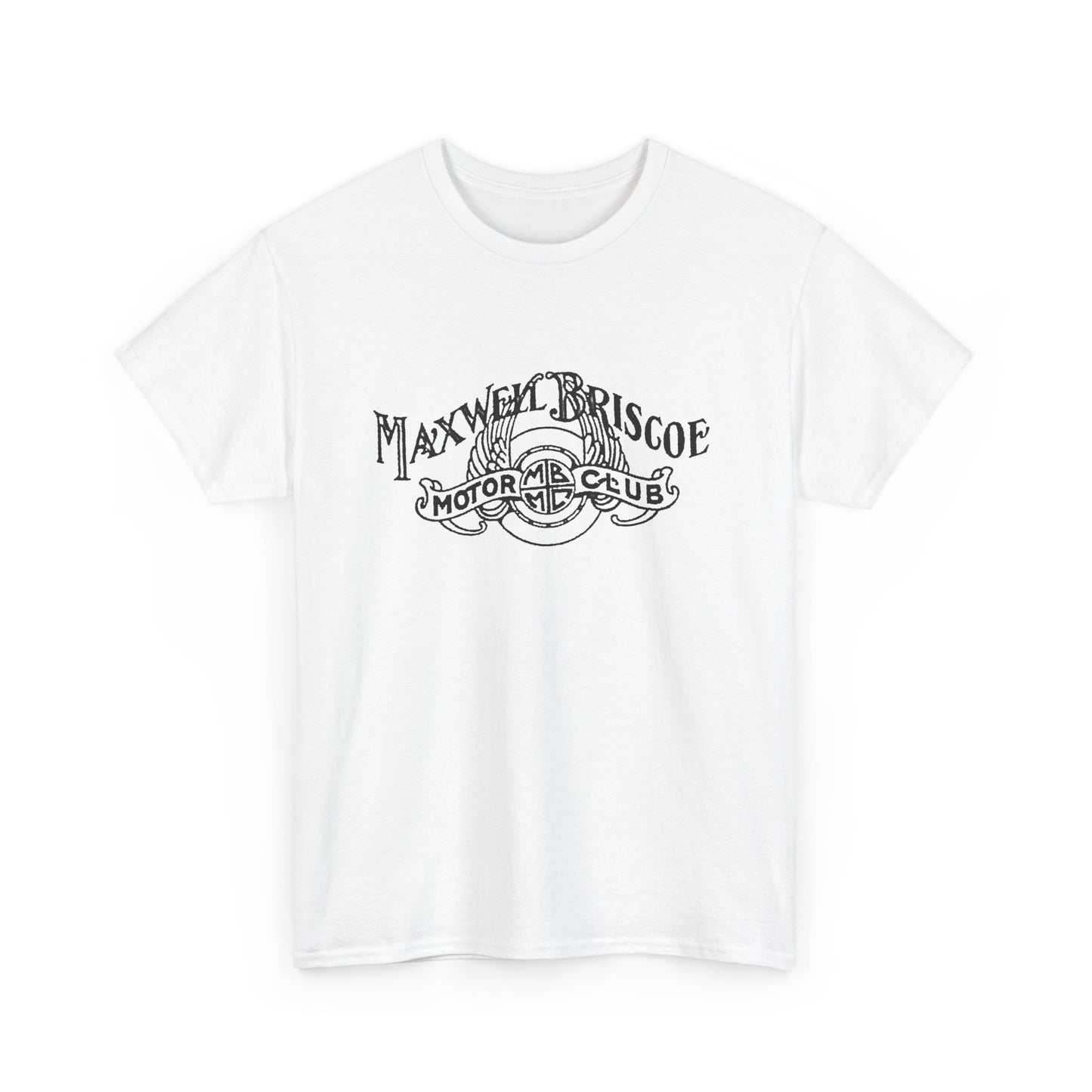 Maxwell Briscoe Motor Club - Classic Unisex Heavy Cotton Shirt, Perfect for Auto Enthusiasts, Casual Wear, Great Gift for Car Lovers