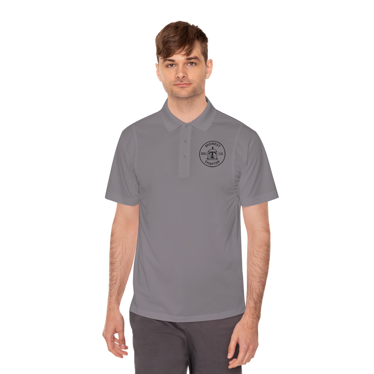 Midwest Chapter - The Model T Ford Club Men's Sport Polo Shirt