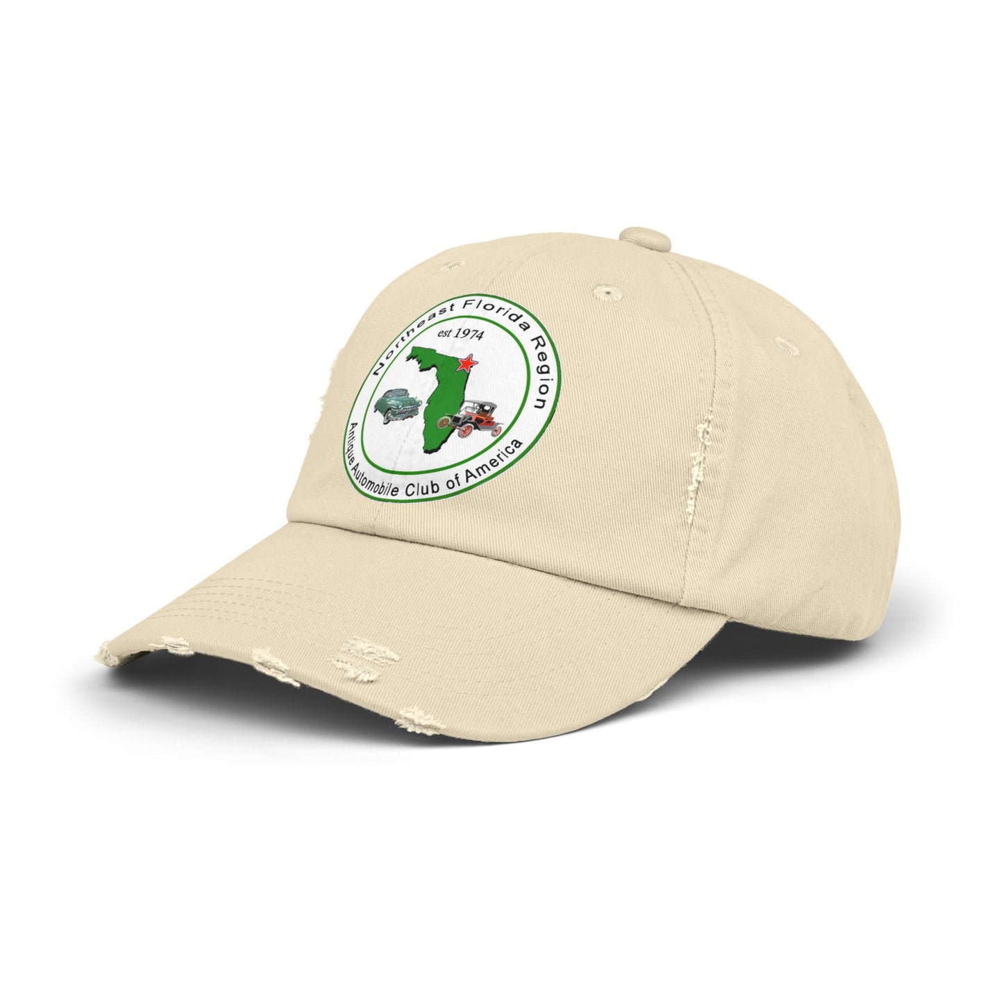 Northeast Florida Region AACA Unisex Distressed Cap