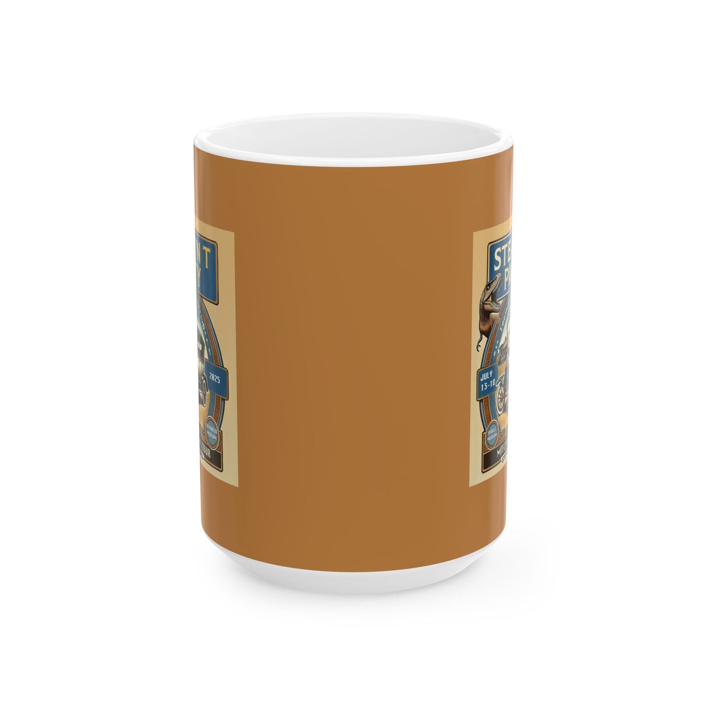 Foothills Model T Ford Club STEAM'N T PARTY Ceramic Mug - Perfect for Coffee Lovers and Gift Giving