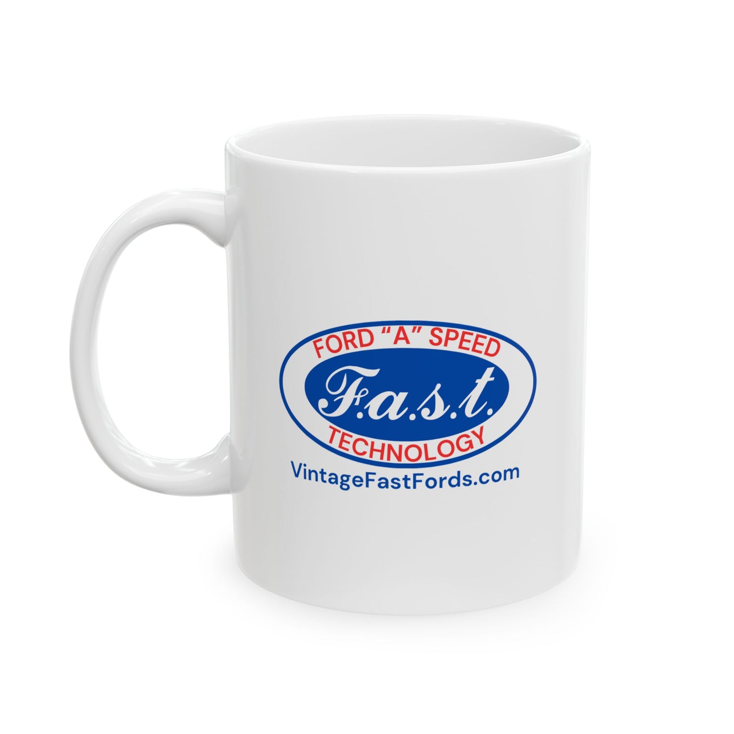 F.a.s.t. Ford "A" Speed Technology Ceramic Mug - Perfect for Tea and Coffee Lovers