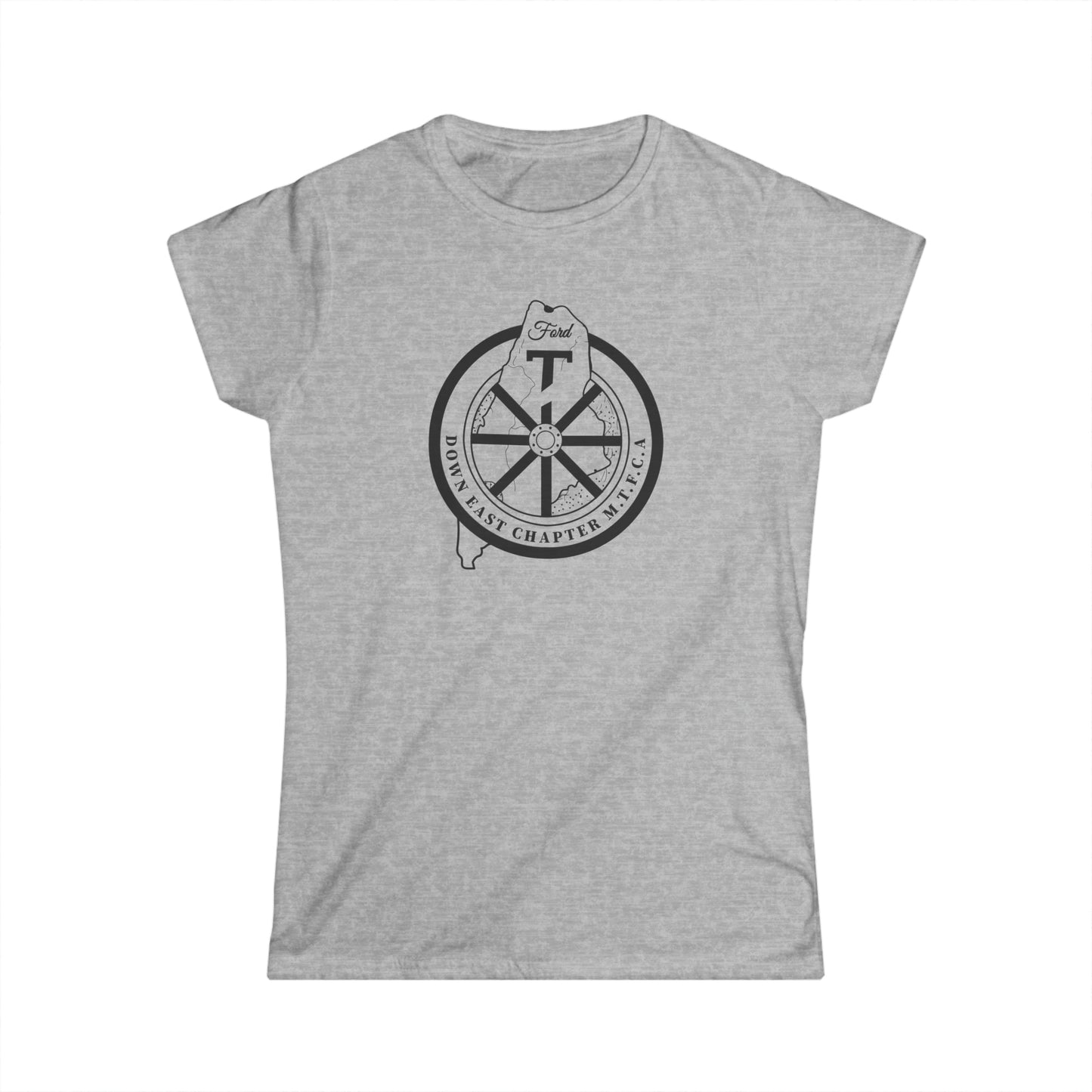 Down East Chapter Model T Ford Club Women's Softstyle Tee