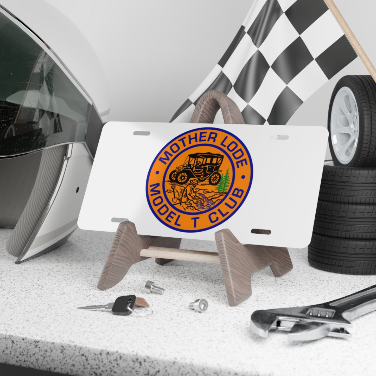 Mother Lode Model T Club Vanity Plate - Classic Car Lover's Decor