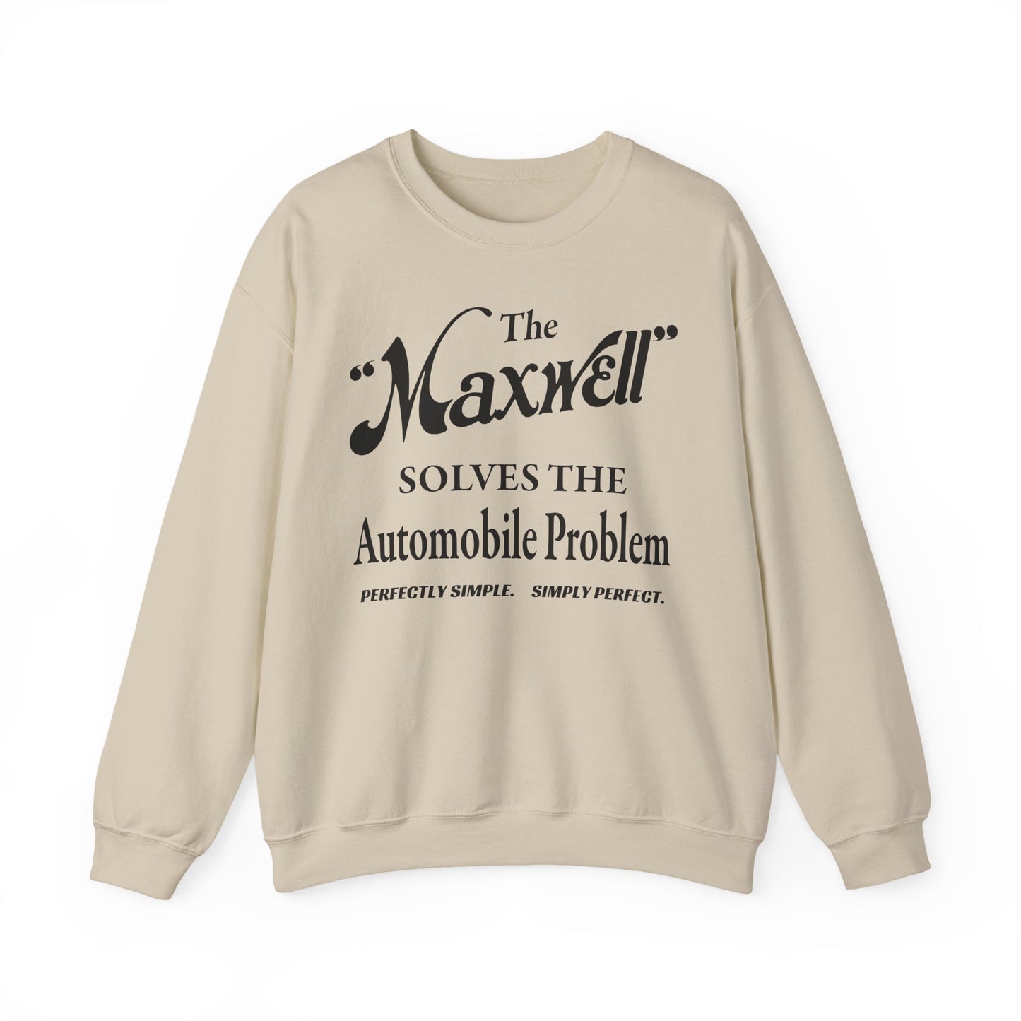 Maxwell Briscoe Motor Club - Sweatshirt, Unisex Crewneck Pullover, Retro Car Lover Gift, Cozy Casual Wear, Perfect for Car Shows