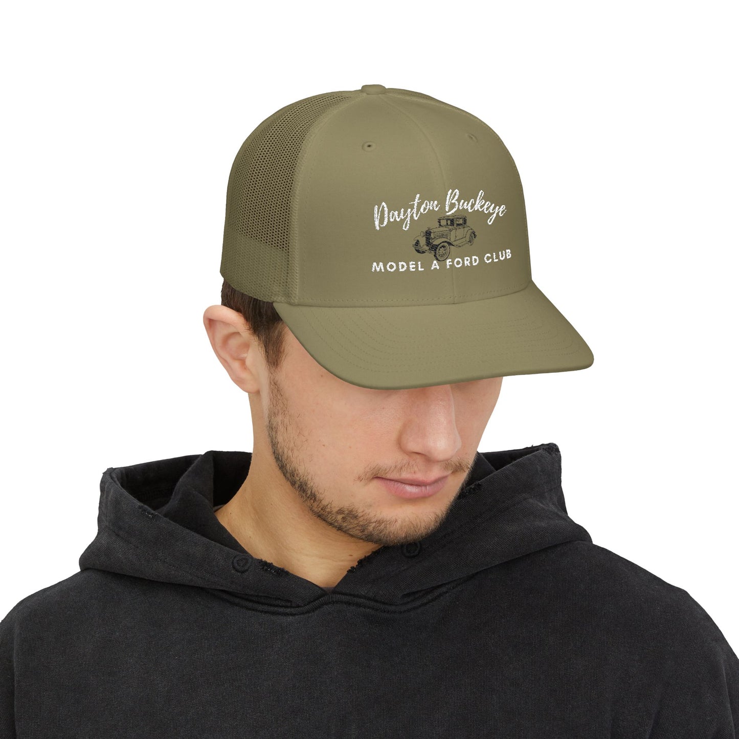 Dayton Buckeye Model A Ford Club Snapback Trucker Cap - Embroidered Design