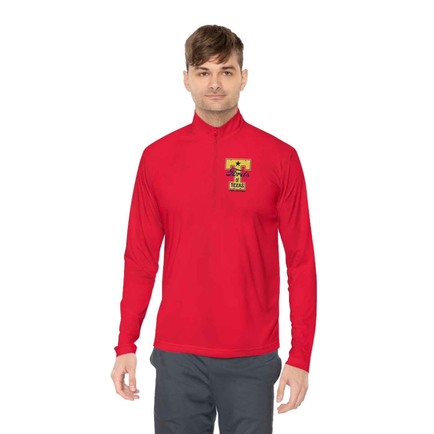 T Fords of Texas Unisex Quarter-Zip Pullover