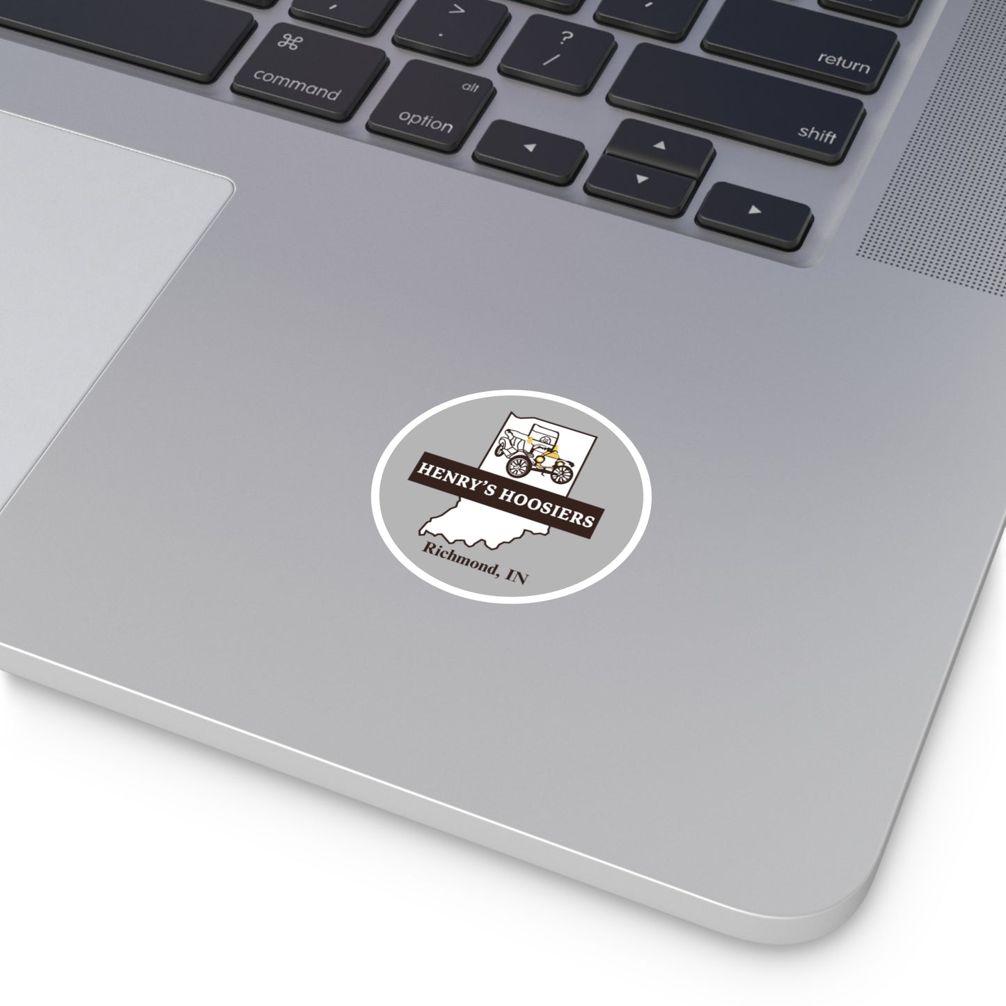 Henry's Hoosiers Round Stickers, Indoor\Outdoor