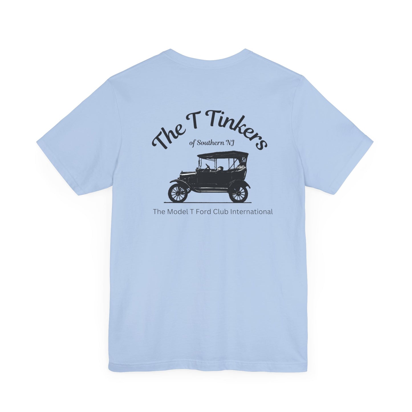 The T Tinkers of Southern NJ (front and back print) Unisex Jersey Short Sleeve Tee