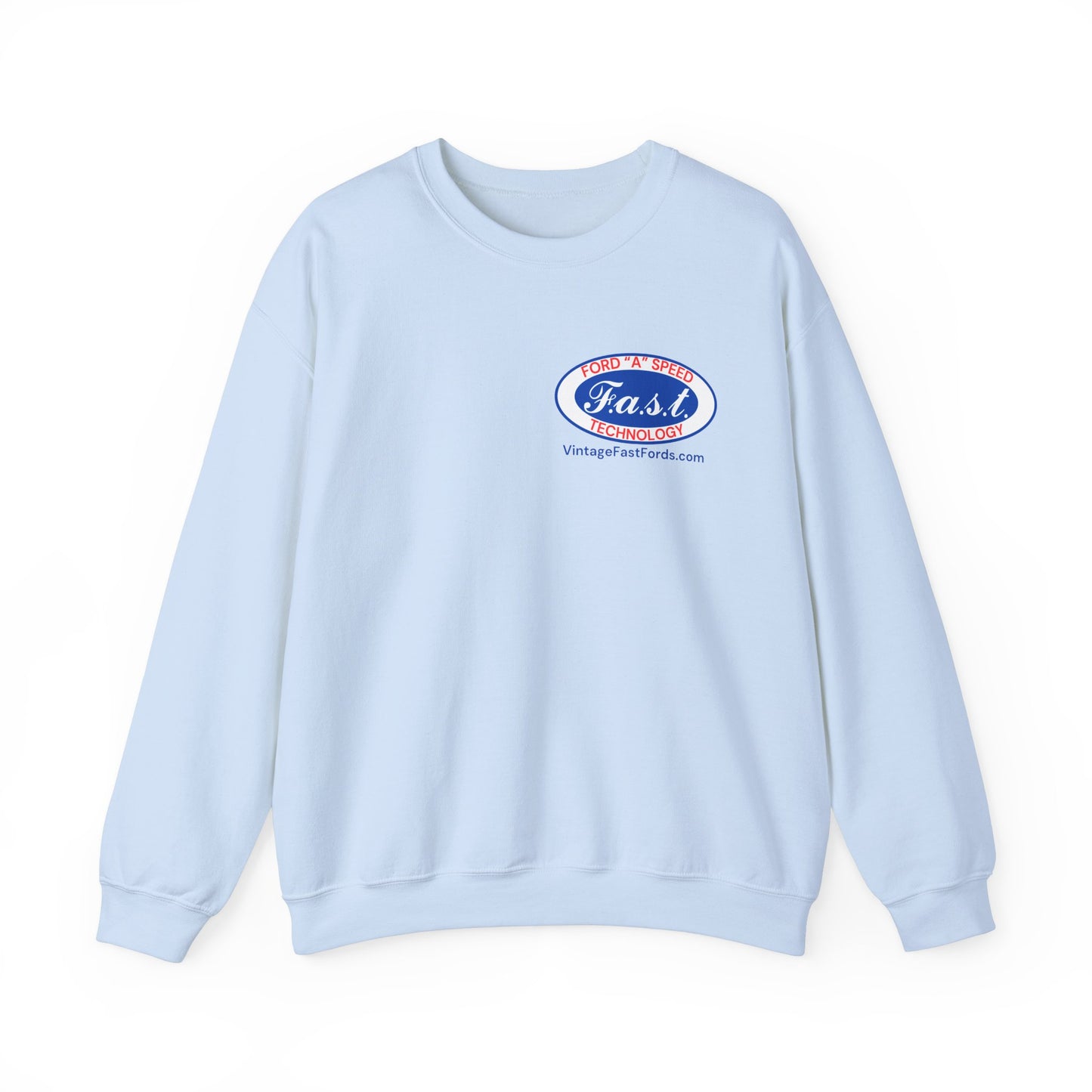 F.A.S.T. Ford "A" Speed Technology (front & back logo) Unisex Crewneck Sweatshirt