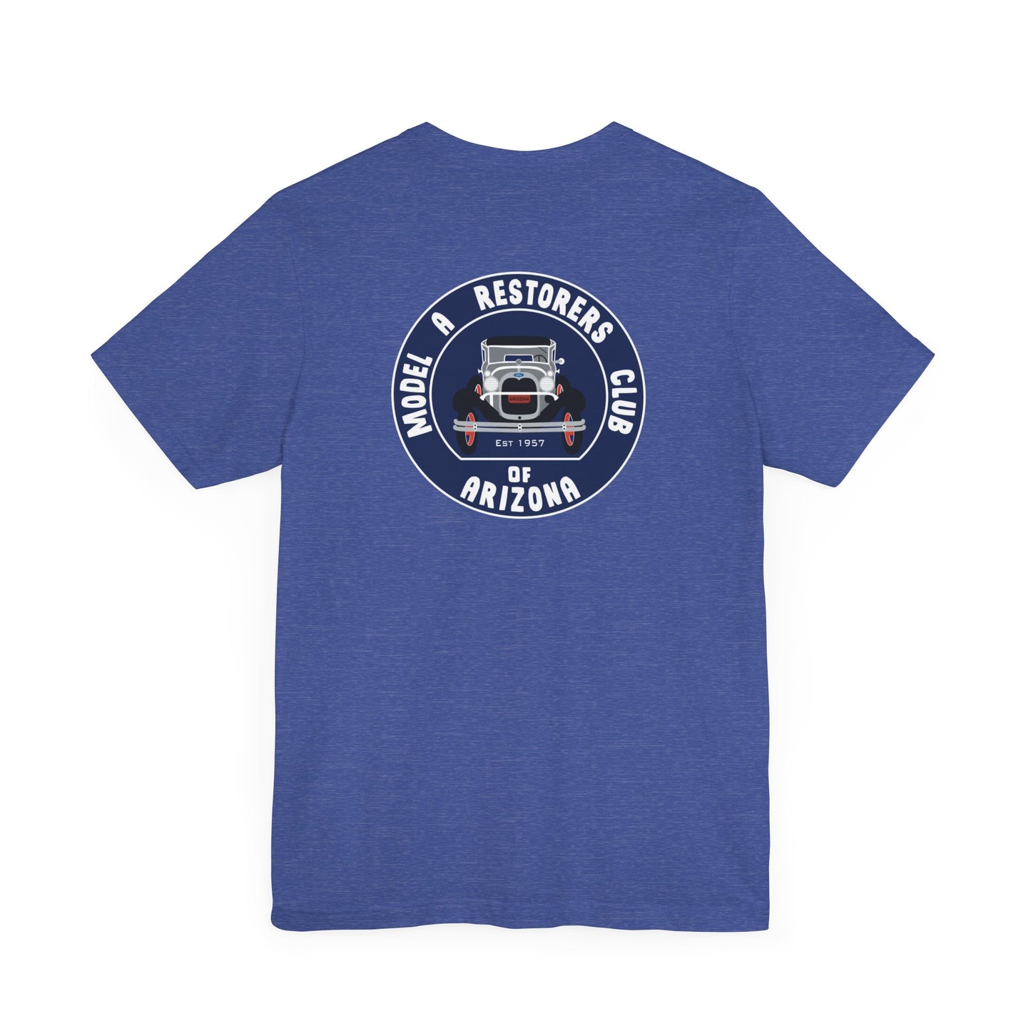 MARC of Arizona (front and back logos) Unisex Jersey Tee - Classic Car Enthusiast Shirt