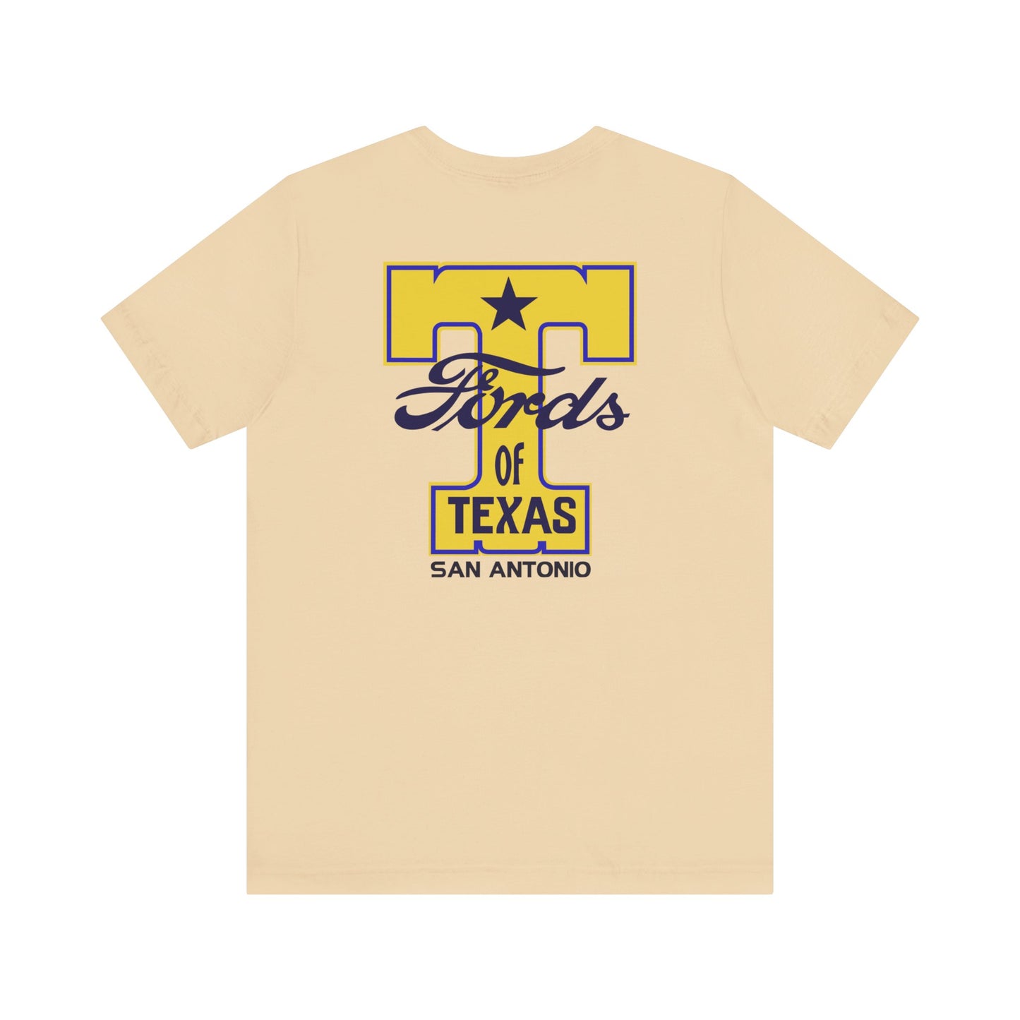 T Fords of Texas (front and back print) Unisex Jersey Short Sleeve Tee