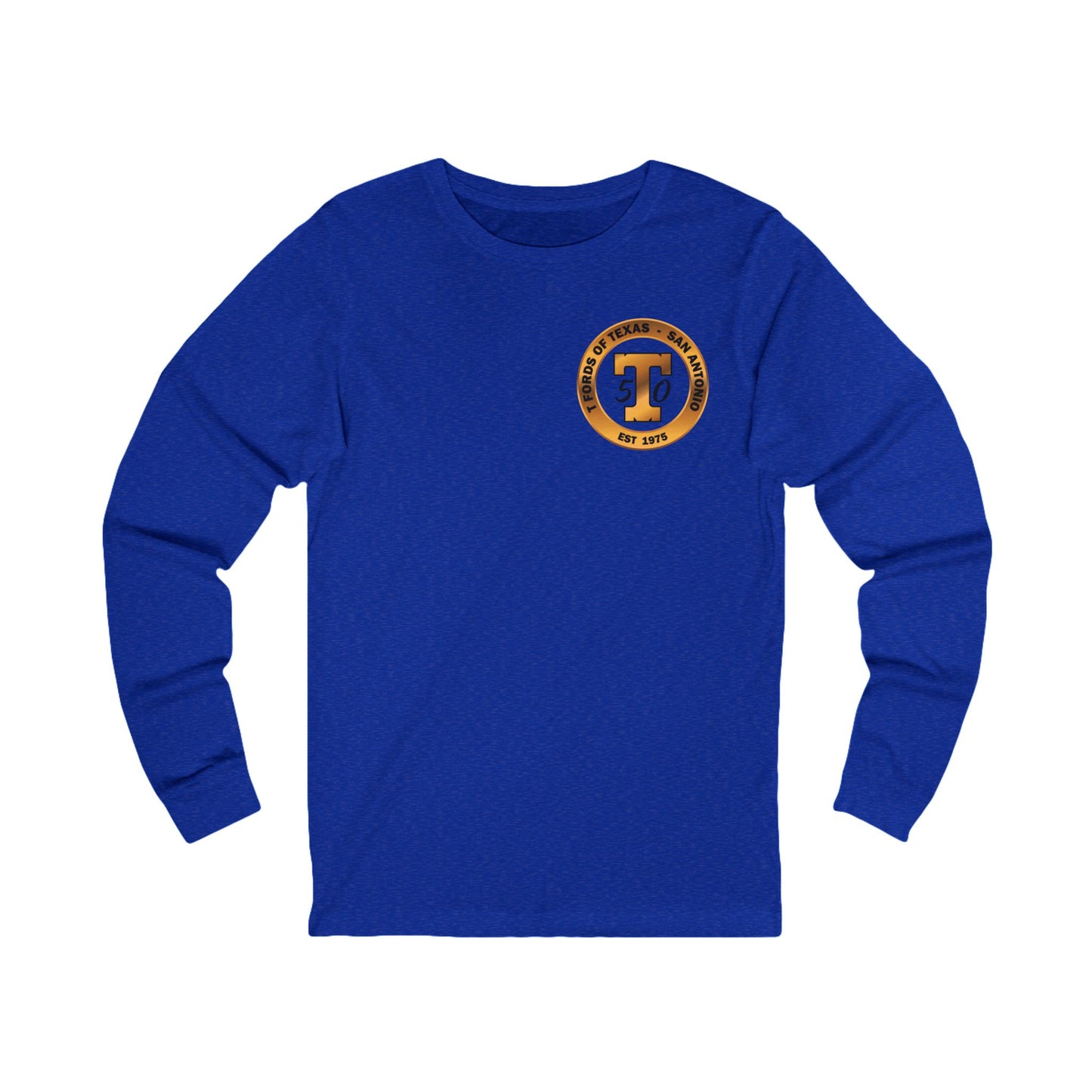T Fords of Texas Anniversary Unisex Jersey Long Sleeve Tee - Retro Style Shirt