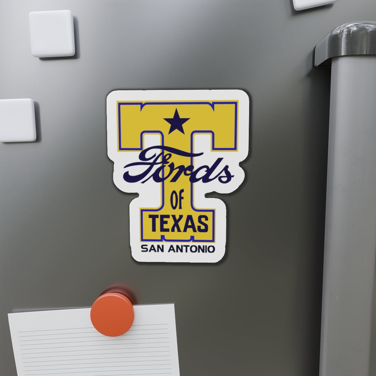 T Fords of Texas Die-Cut Magnets