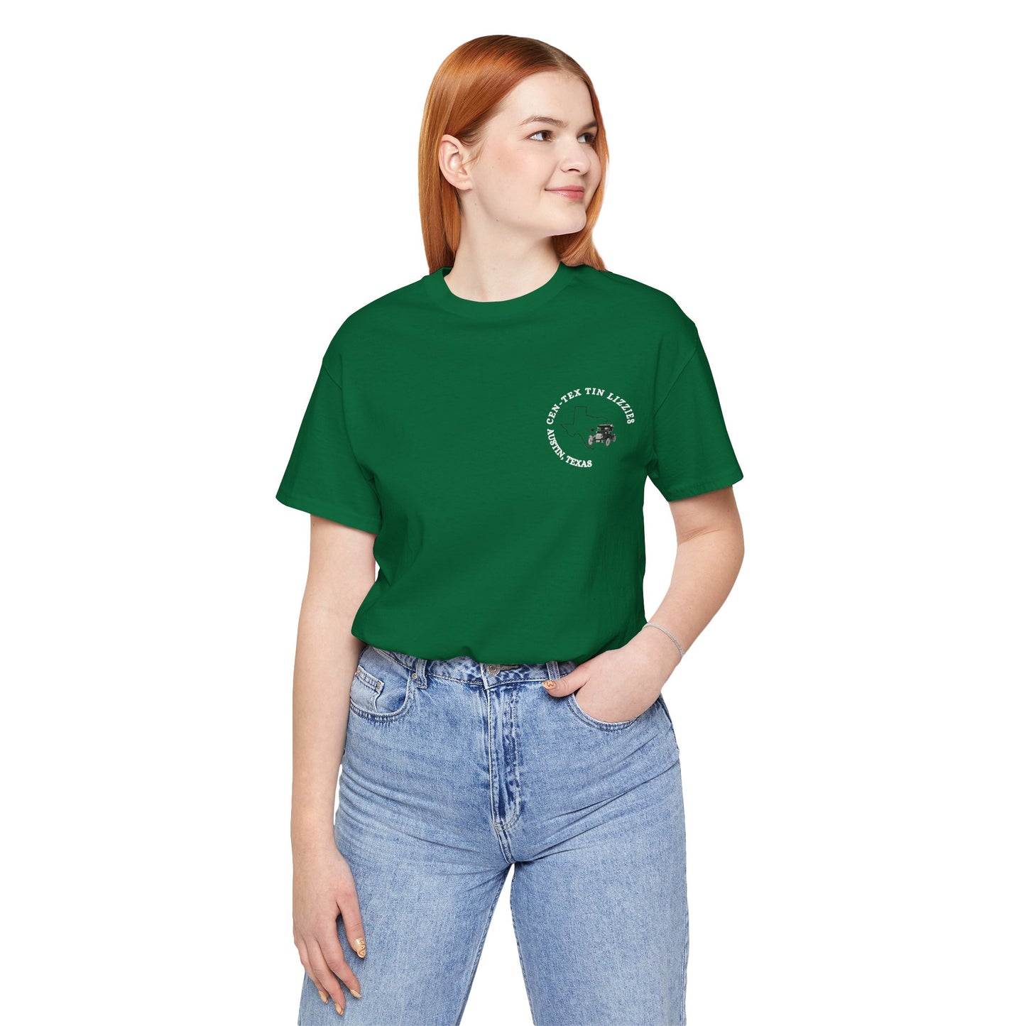 Cen-Tex Tin Lizzies (front and back print) Unisex Jersey Short Sleeve Tee