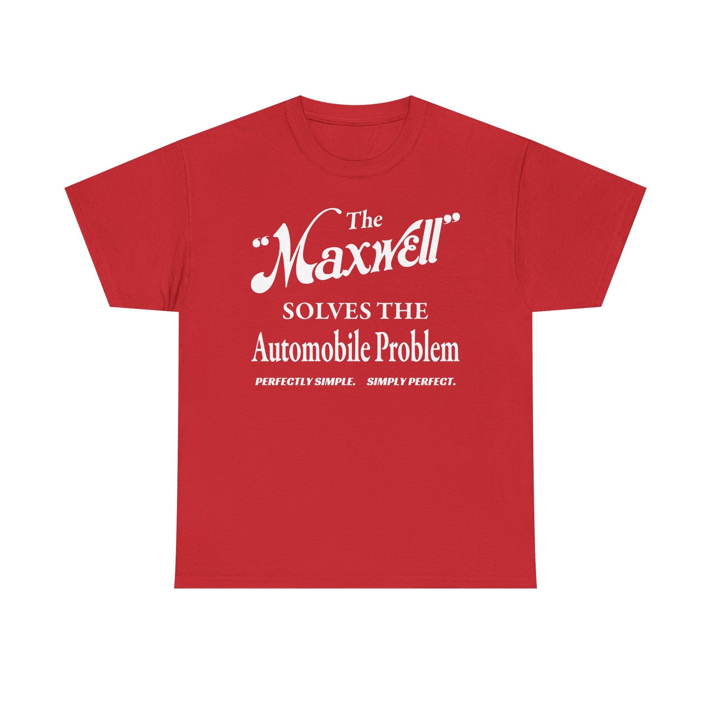 Maxwell Briscoe Motor Club - T-Shirt, Heavy Unisex Cotton Graphic Shirt, Gift for Car Enthusiasts, Perfect for Everyday Wear
