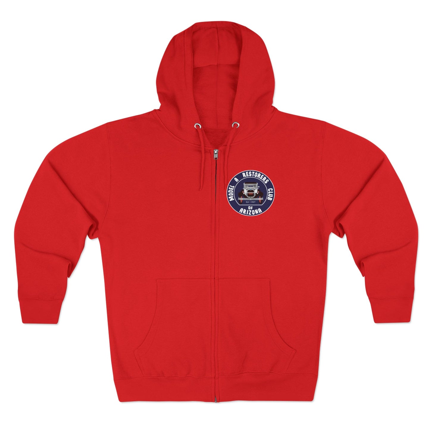 MARC of Arizona Unisex Zip Hoodie - Model A Restorers Club Arizona
