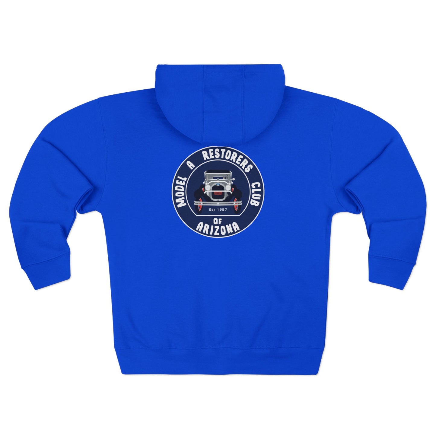 MARC of Arizona Unisex Zip Hoodie - Model A Restorers Club Arizona