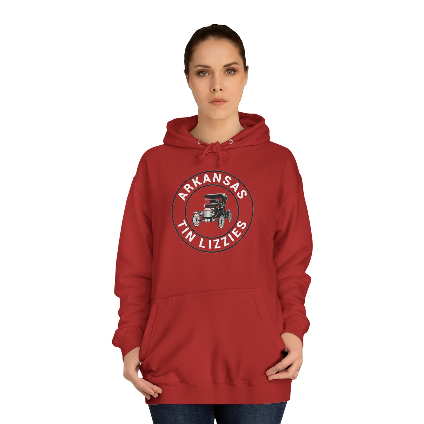 Arkansas Tin Lizzies Unisex College Hoodie