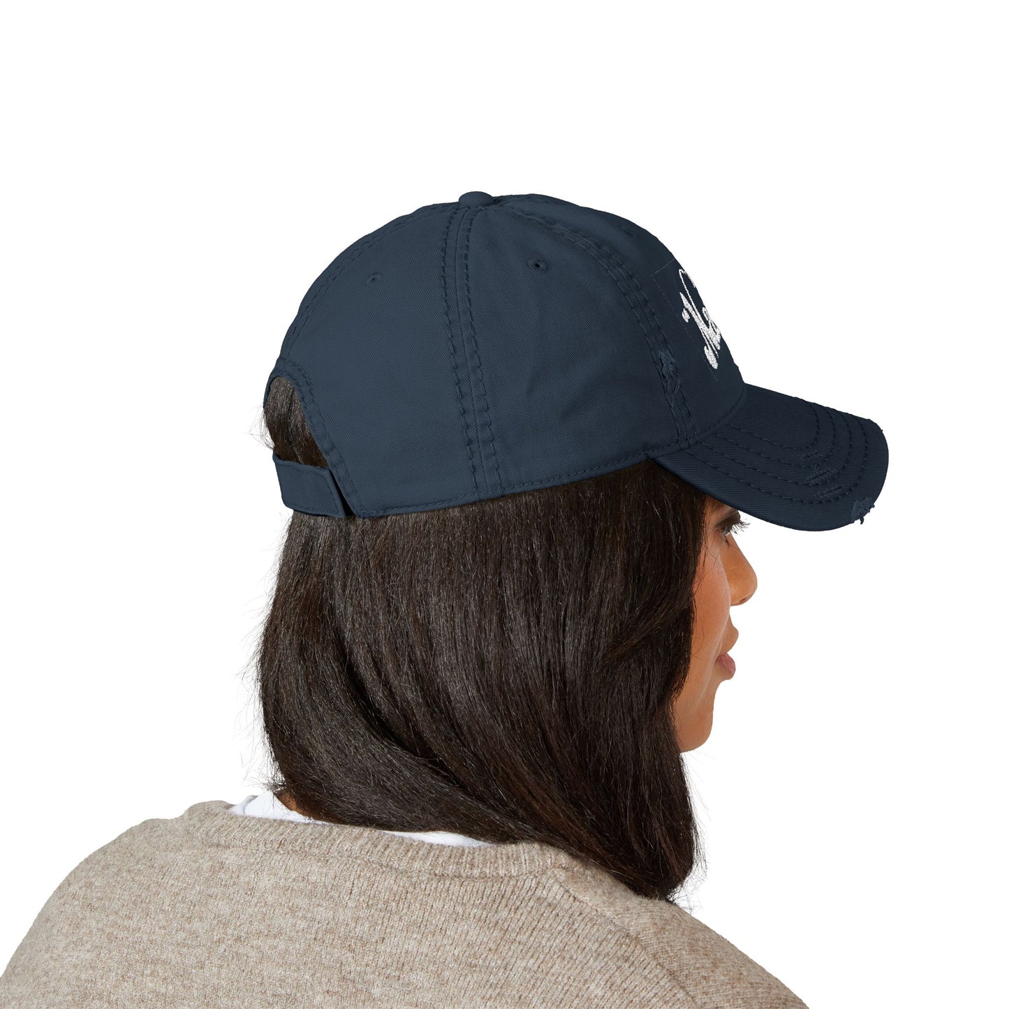 Maxwell Briscoe Motor Club - Distressed Dad Hat with Custom Embroidery