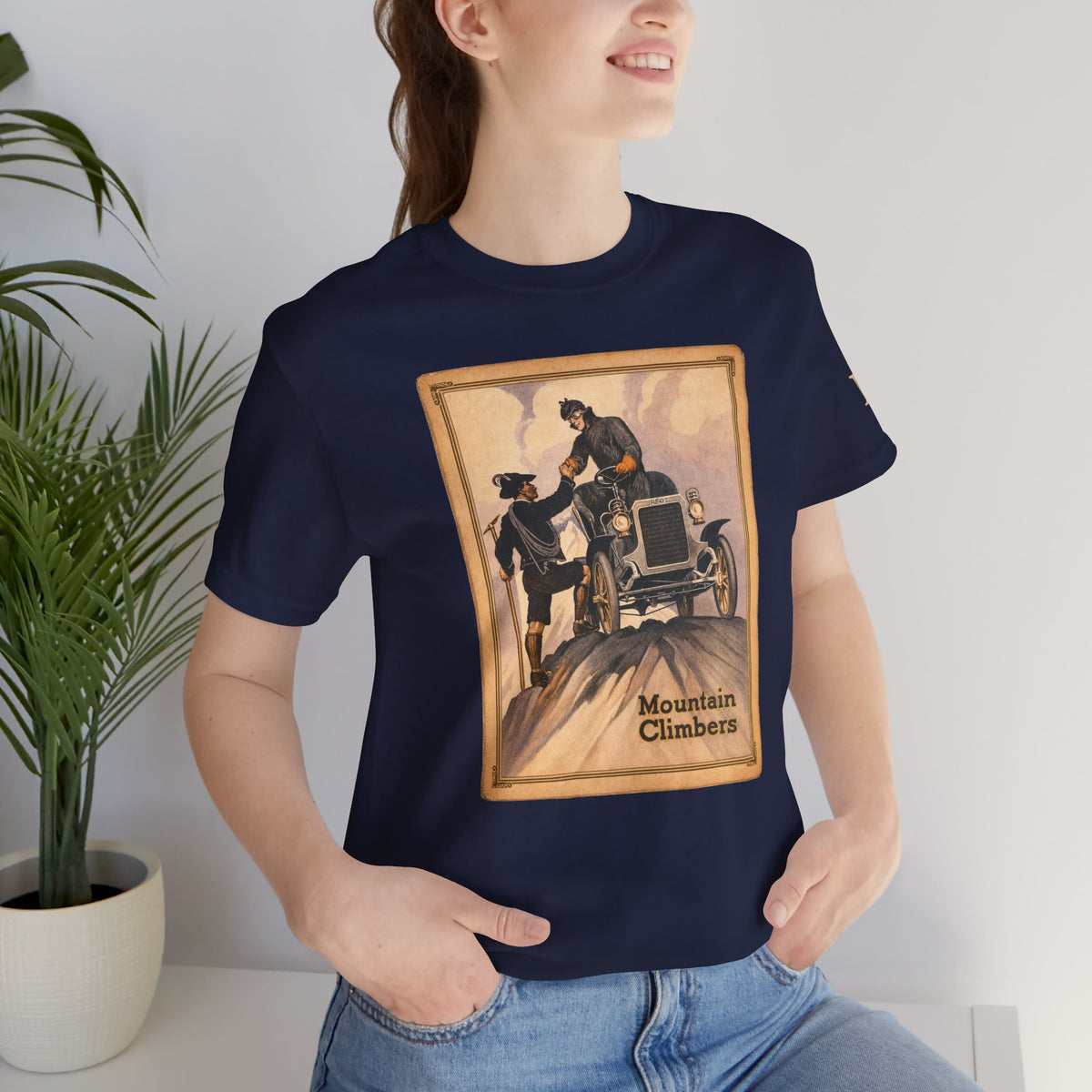 REO Mountain Climbers Vintage Tee — Unisex Soft Short Sleeve Tee