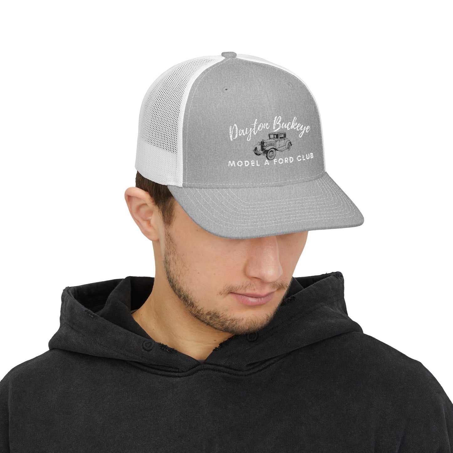 Dayton Buckeye Model A Ford Club Snapback Trucker Cap - Embroidered Design