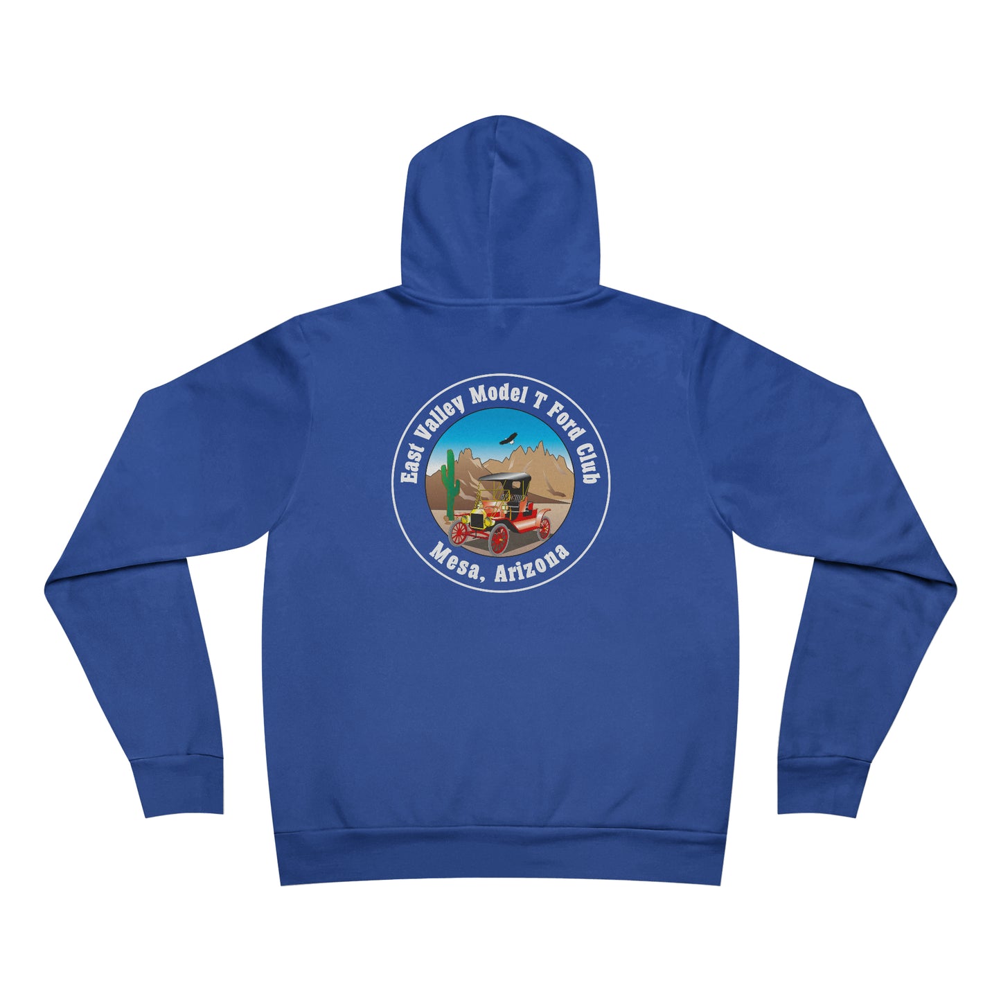 East Valley Model T Ford Club Unisex Sponge Fleece Pullover Hoodie