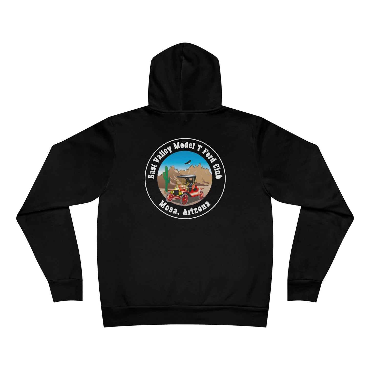 East Valley Model T Ford Club Unisex Sponge Fleece Pullover Hoodie