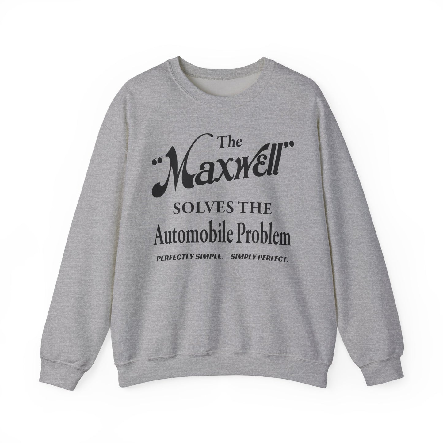 Maxwell Briscoe Motor Club - Sweatshirt, Unisex Crewneck Pullover, Retro Car Lover Gift, Cozy Casual Wear, Perfect for Car Shows