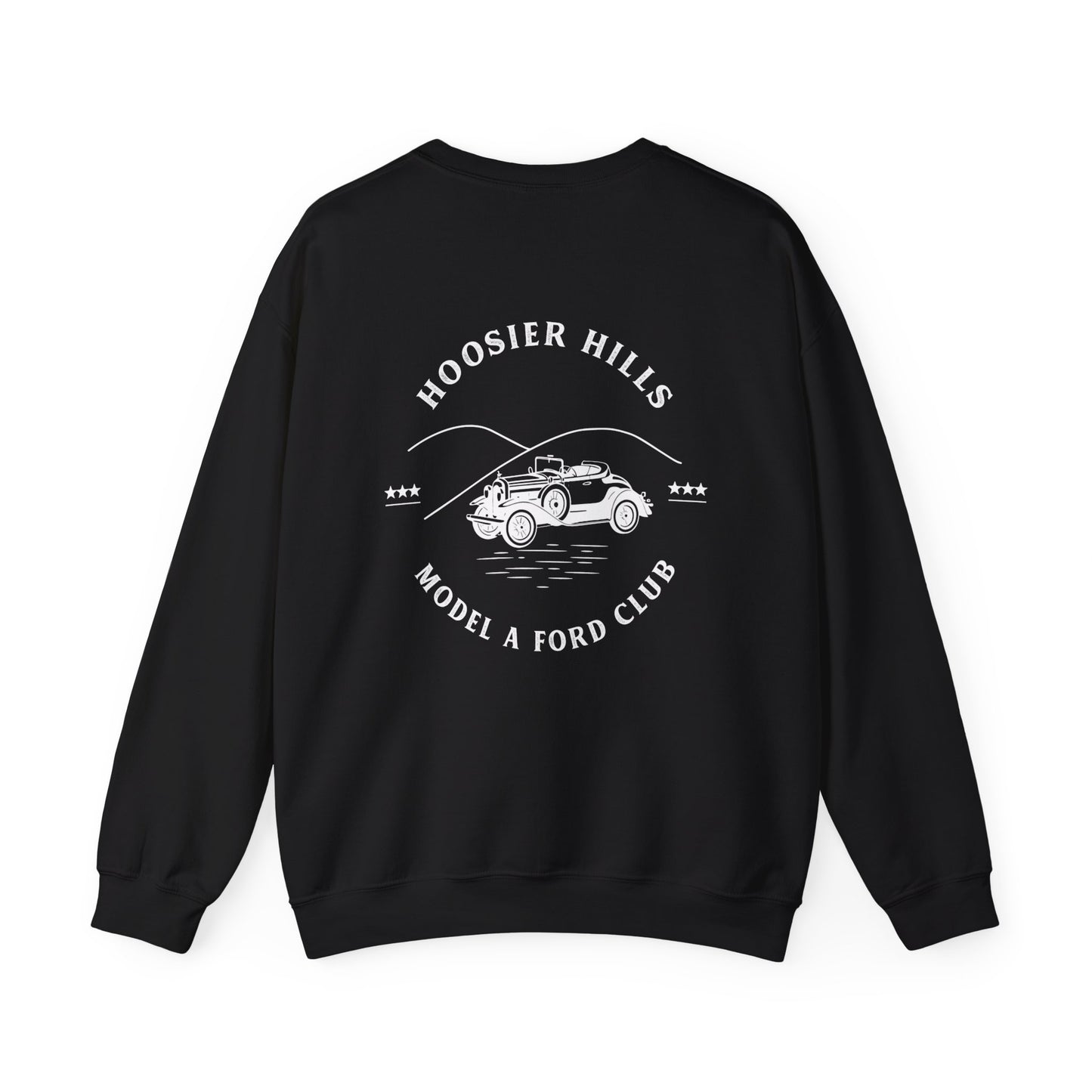 Hoosier Hills Model A Ford Club Unisex Heavy Blend™ Crewneck Sweatshirt
