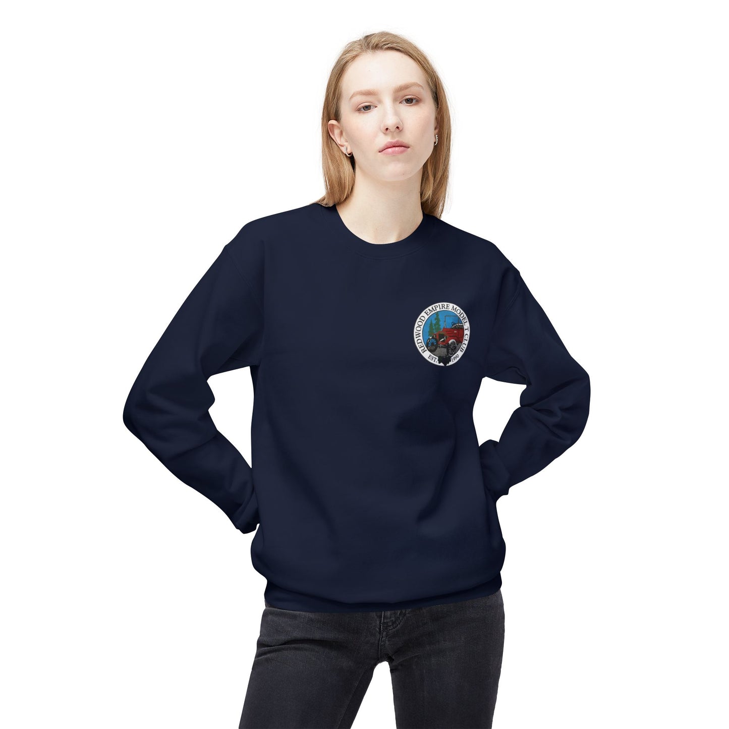 Redwood Empire Model T Club Sweatshirt - Softstyle Crewneck for Classic Car Enthusiasts