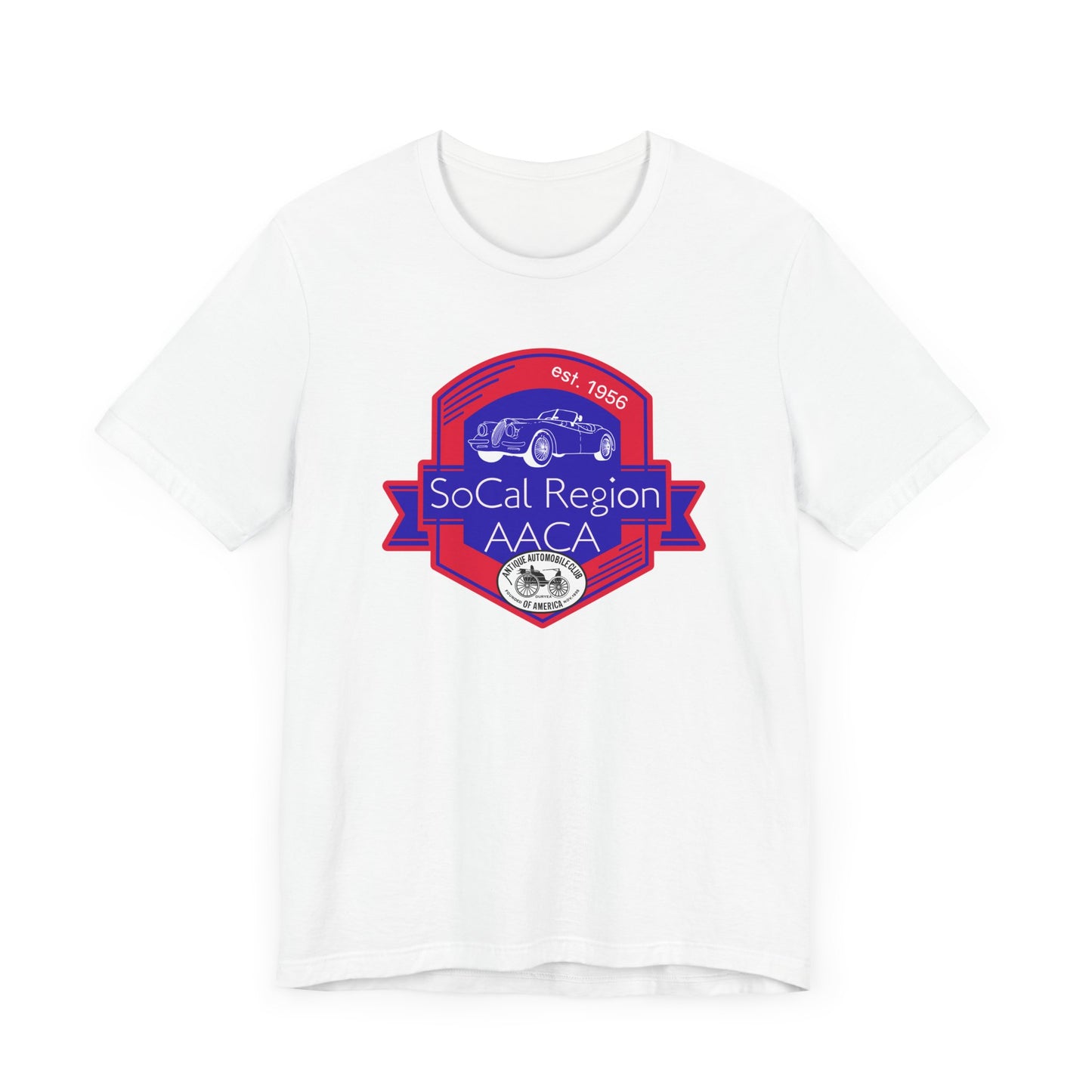 SoCal Region AACA Vintage Car Tee - Unisex Short Sleeve T-Shirt