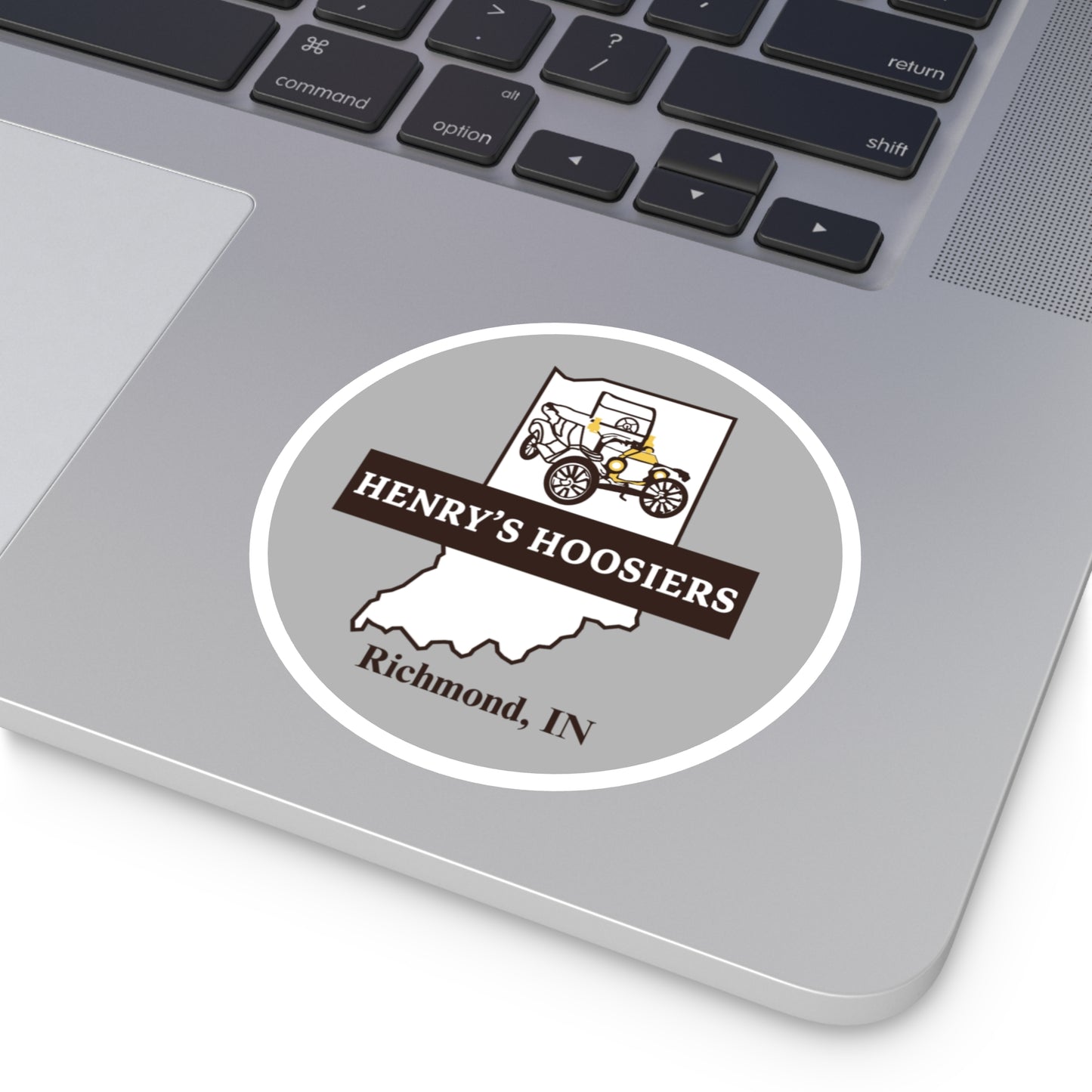 Henry's Hoosiers Round Stickers, Indoor\Outdoor