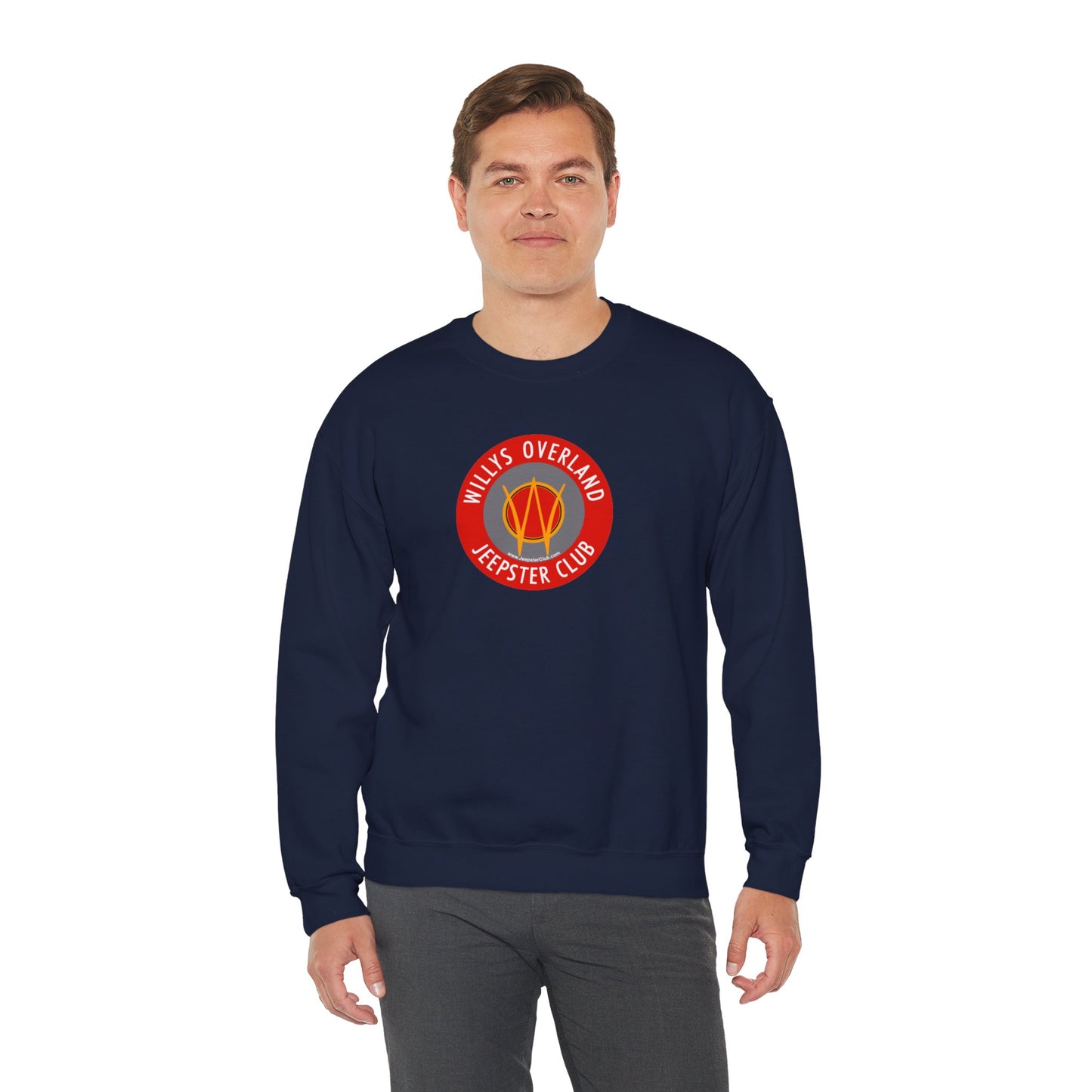 Willys Overland Jeepster Club Sweatshirt - Unisex Heavy Blend™ Crewneck Sweatshirt