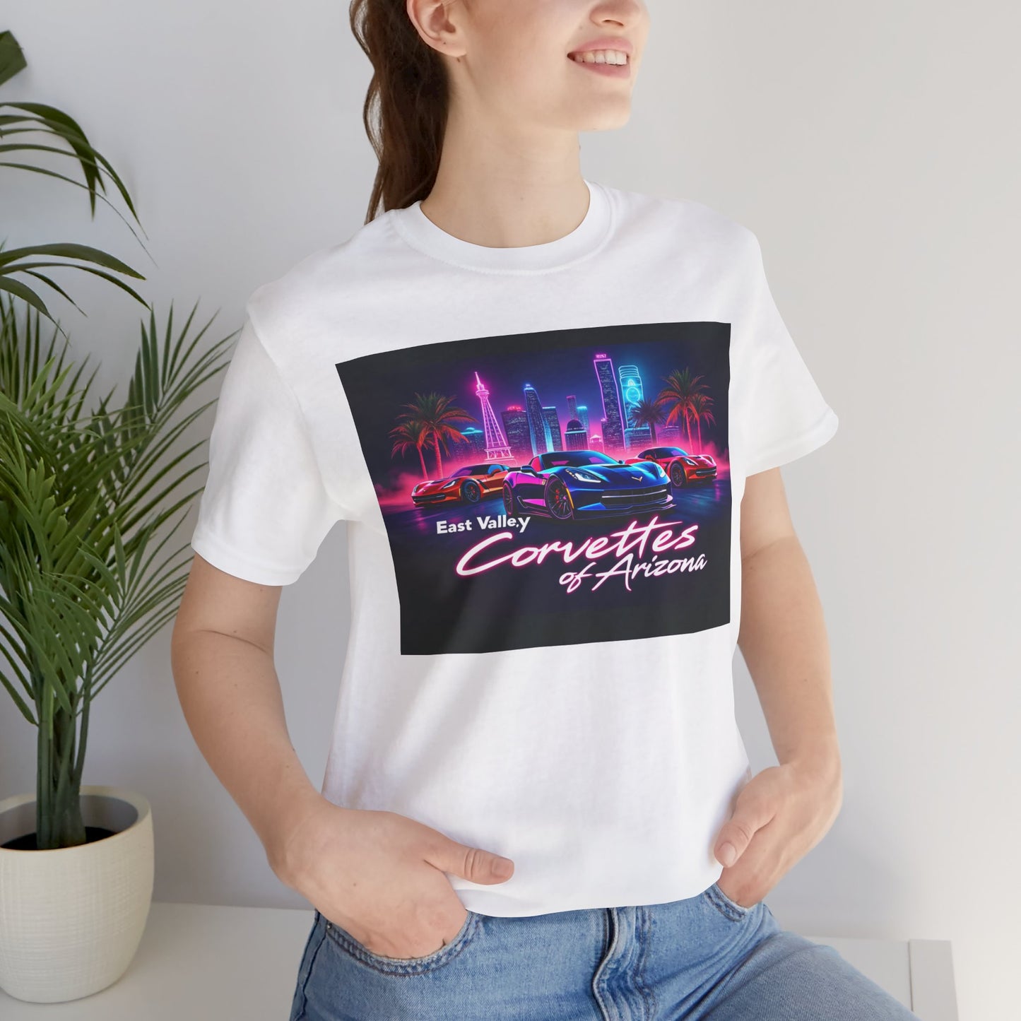 East Valley Corvettes of Arizona Retro Neon Tee