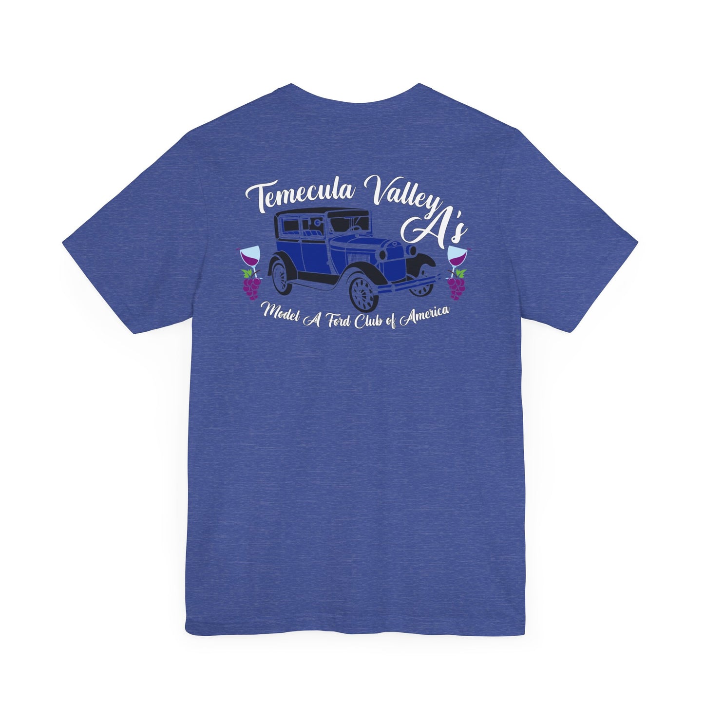 Temecula Valley A's (front and back print) Unisex Jersey Short Sleeve Tee