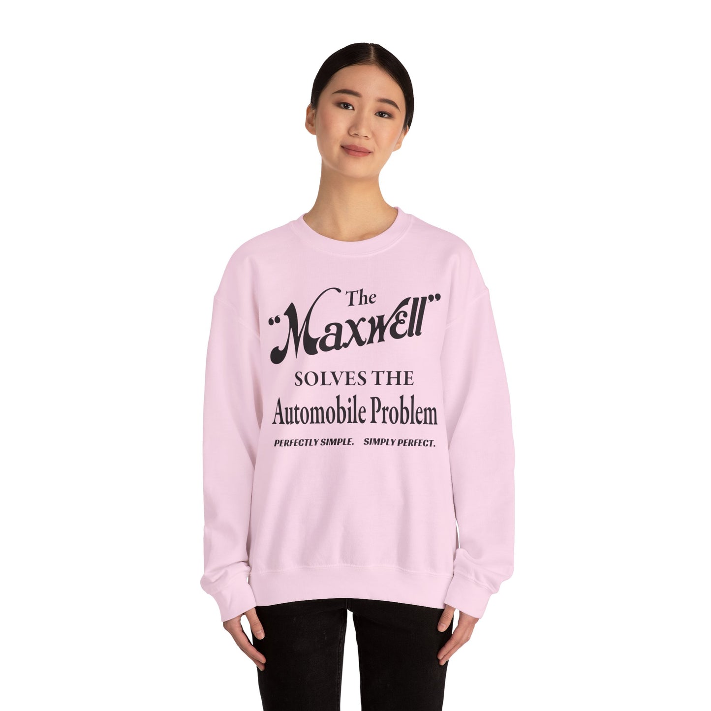 Maxwell Briscoe Motor Club - Sweatshirt, Unisex Crewneck Pullover, Retro Car Lover Gift, Cozy Casual Wear, Perfect for Car Shows