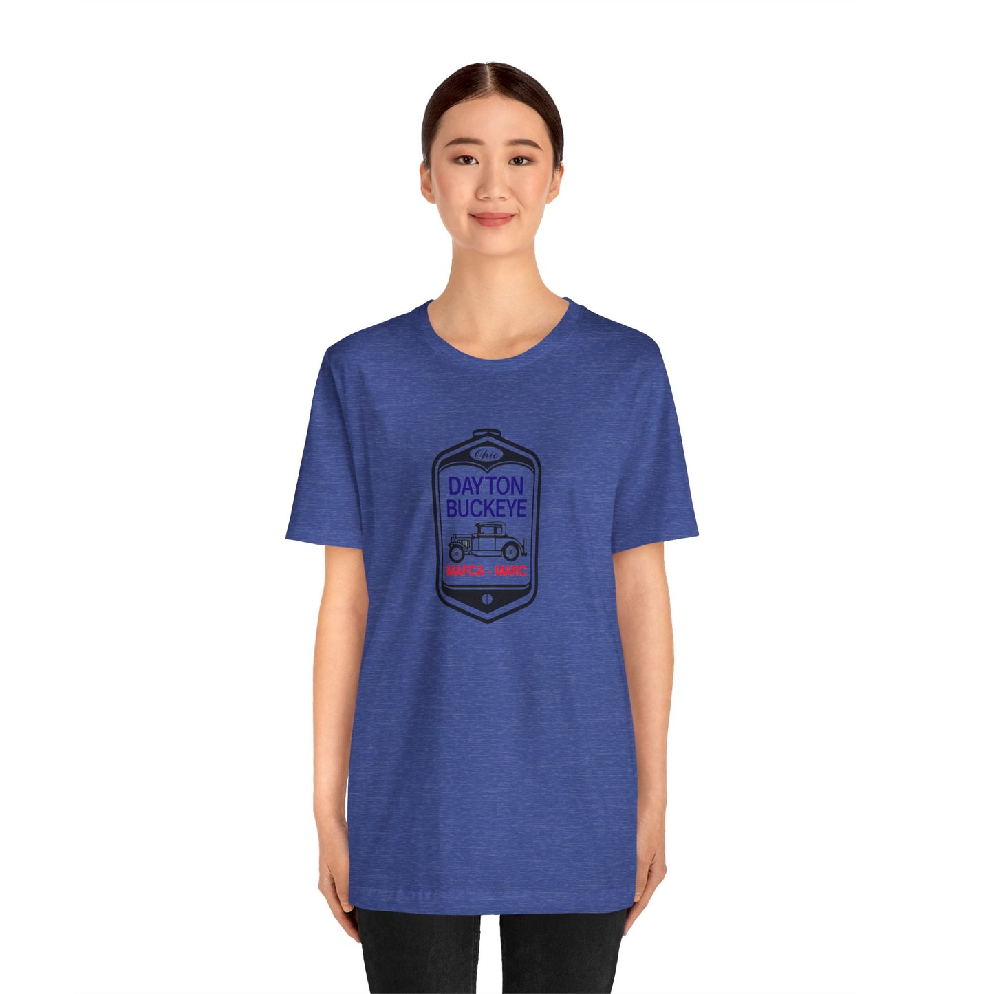 Dayton Buckeye (large front logo) Unisex Jersey Short Sleeve Tee