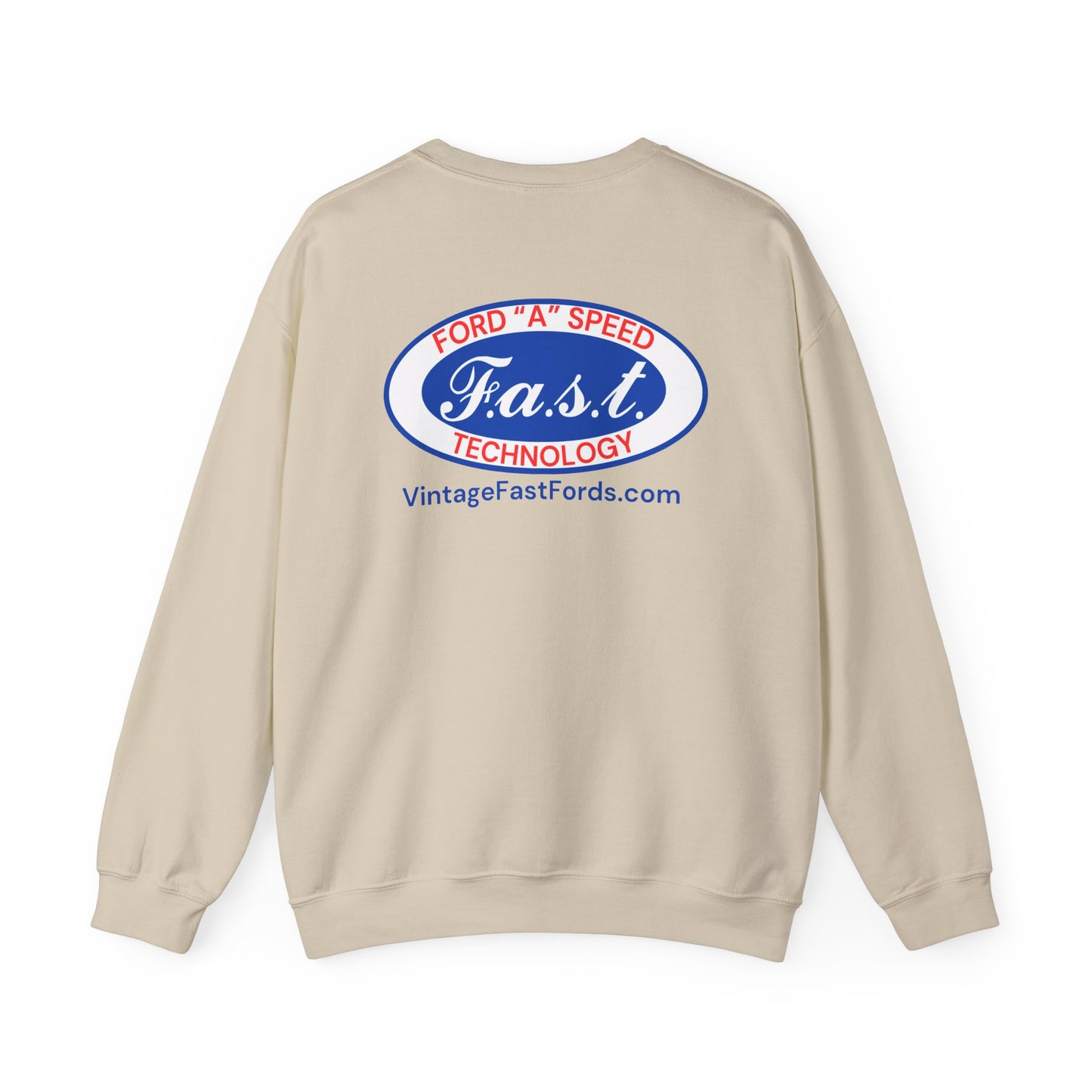 F.A.S.T. Ford "A" Speed Technology (front & back logo) Unisex Crewneck Sweatshirt