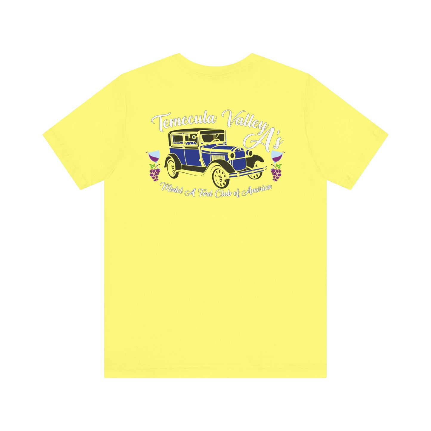 Temecula Valley A's (front and back print) Unisex Jersey Short Sleeve Tee