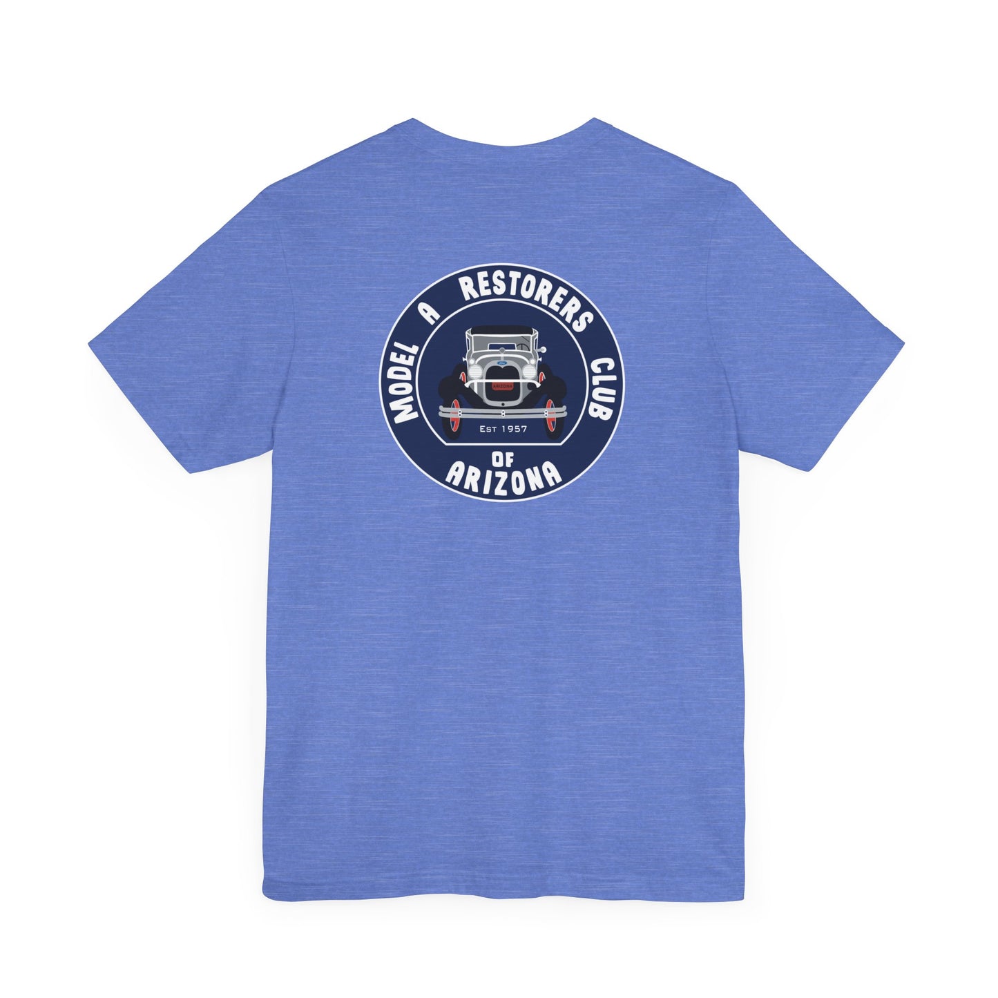 MARC of Arizona (front and back logos) Unisex Jersey Tee - Classic Car Enthusiast Shirt