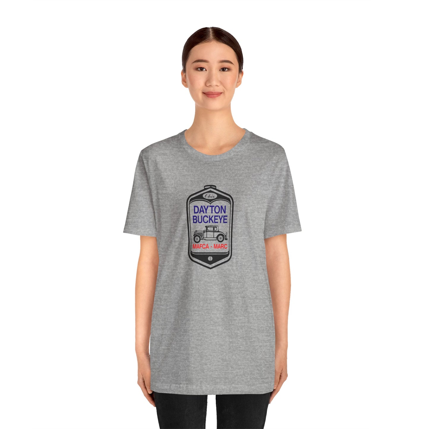 Dayton Buckeye (large front logo) Unisex Jersey Short Sleeve Tee