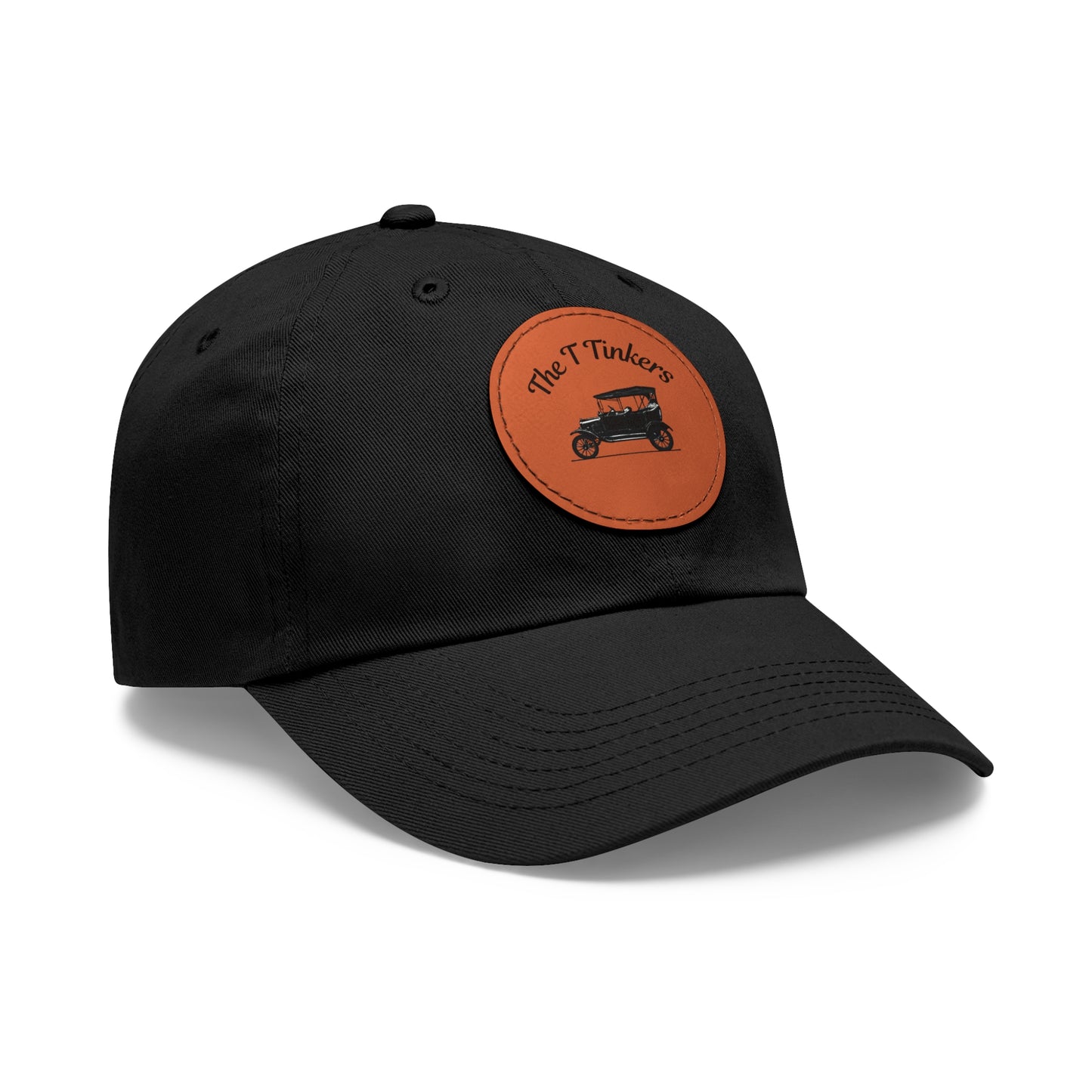 The T Tinkers of Southern NJ - Dad Hat with Leather Patch (Round)