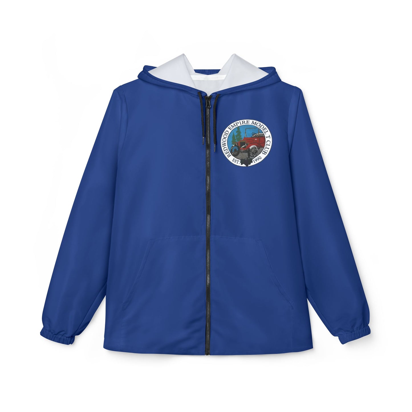 Redwood Empire Model T Club Vintage Style Windbreaker - Perfect for touring!
