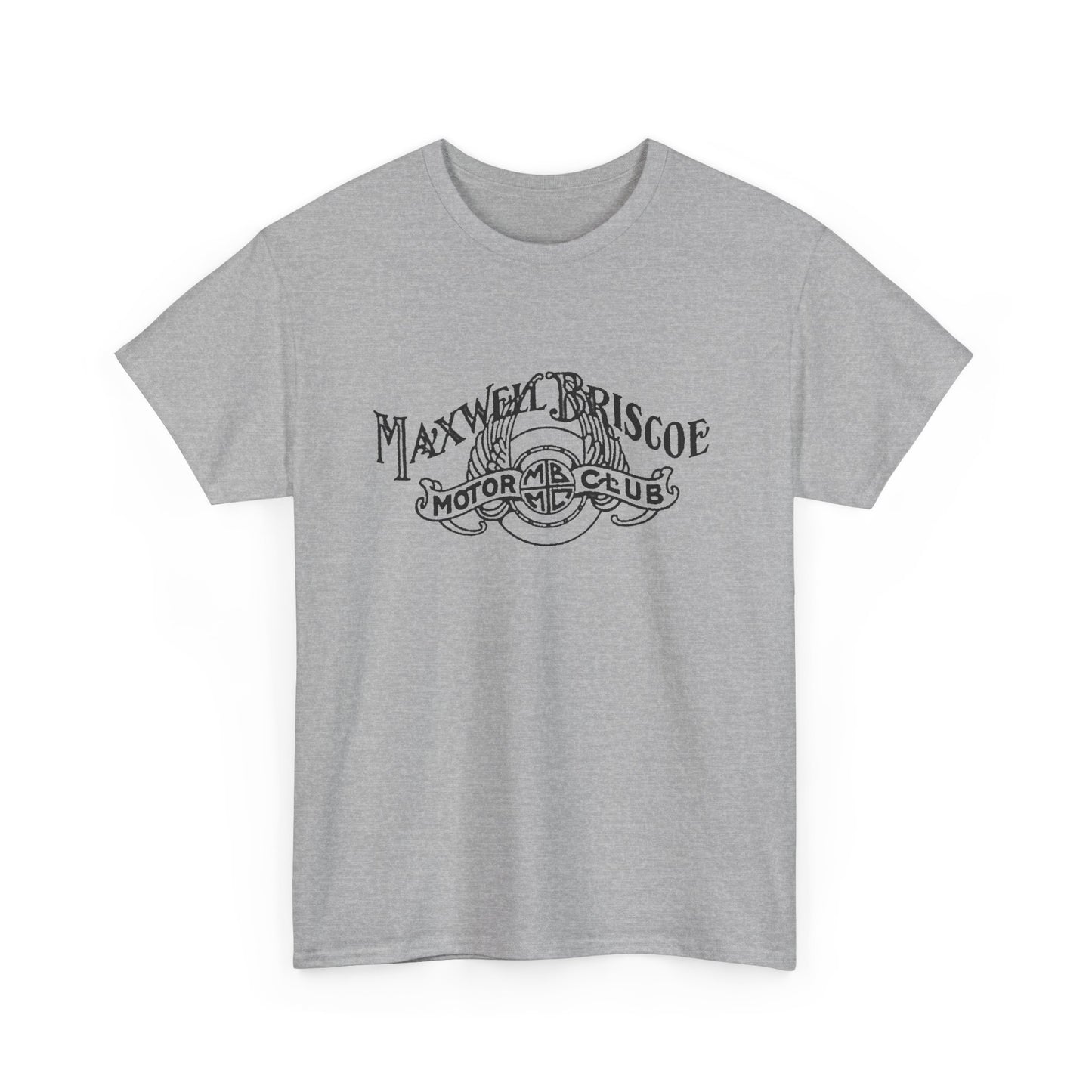 Maxwell Briscoe Motor Club - Classic Unisex Heavy Cotton Shirt, Perfect for Auto Enthusiasts, Casual Wear, Great Gift for Car Lovers