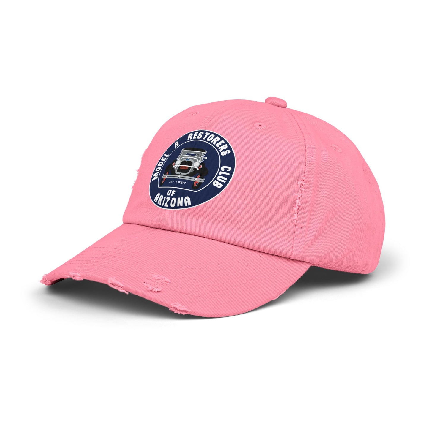 MARC of Arizona Unisex Distressed Cap - Model A Restoration Club of Arizona Emblem