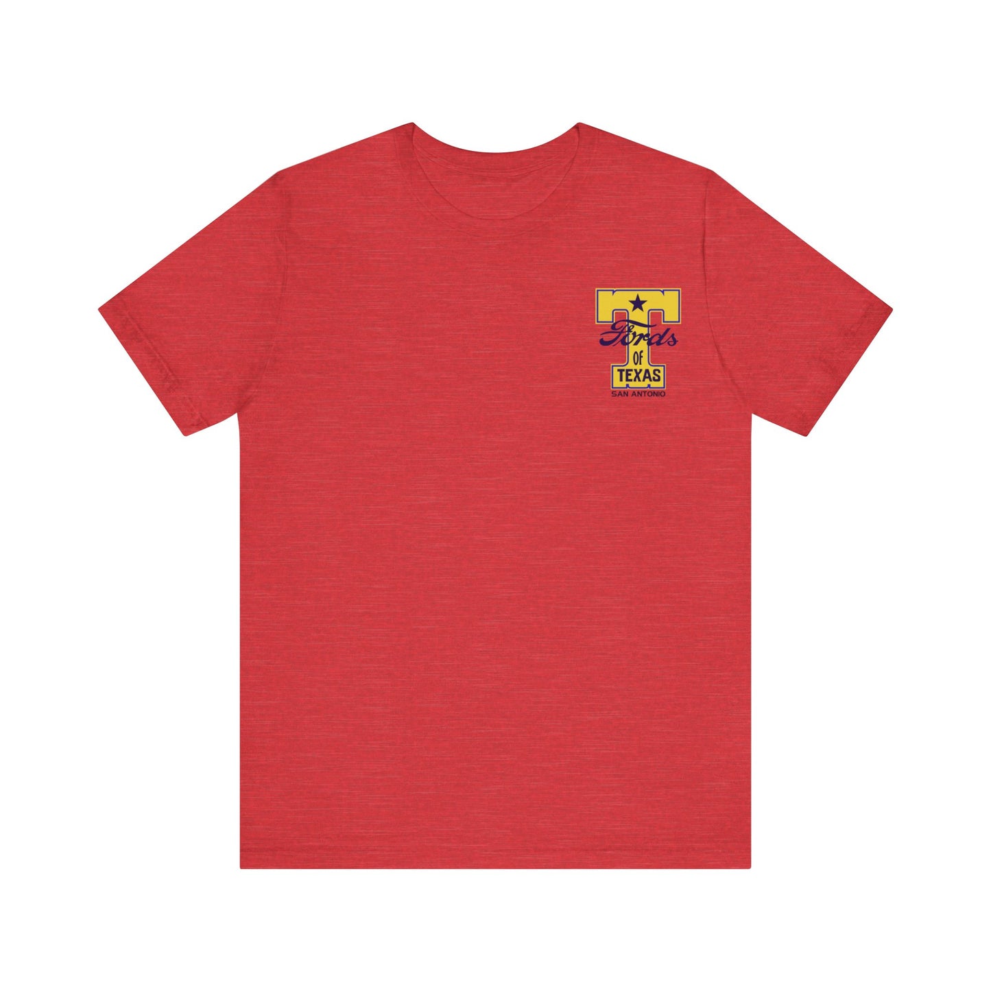 T Fords of Texas (front and back print) Unisex Jersey Short Sleeve Tee