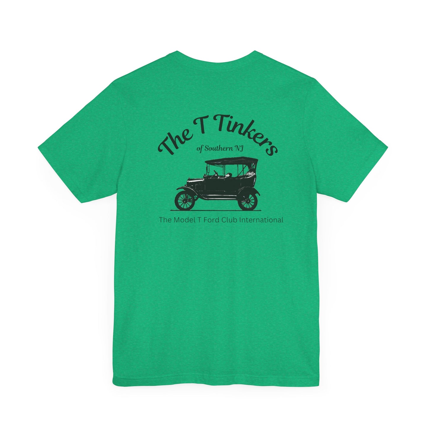 The T Tinkers of Southern NJ (front and back print) Unisex Jersey Short Sleeve Tee