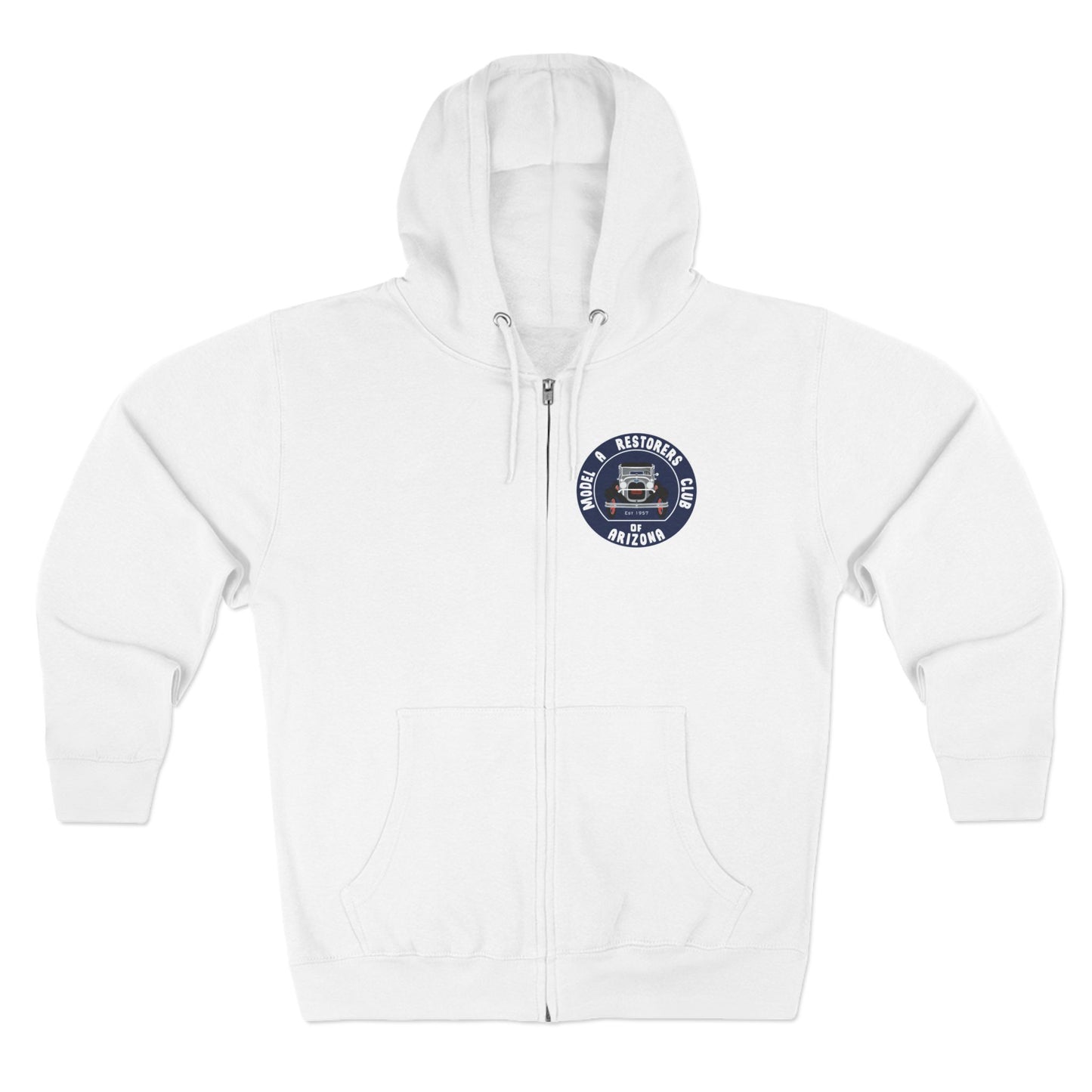 MARC of Arizona Unisex Zip Hoodie - Model A Restorers Club Arizona